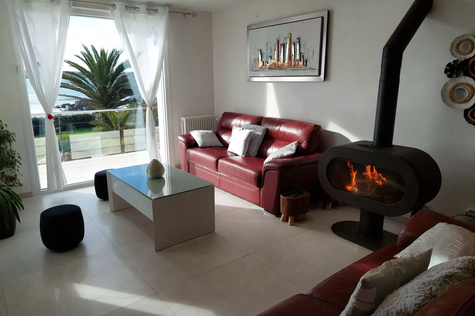 Ferienvilla Strandlage Locmaria-Plouzané-Living room