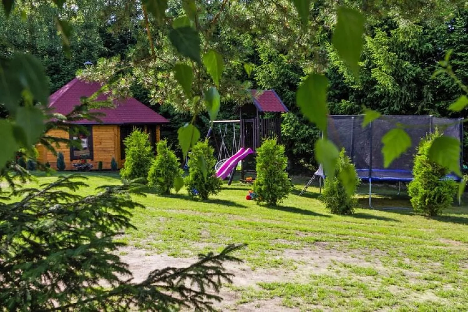 Semi-detached houses Dargobadz 25 qm and 500 qm lawn area-Gardens summer
