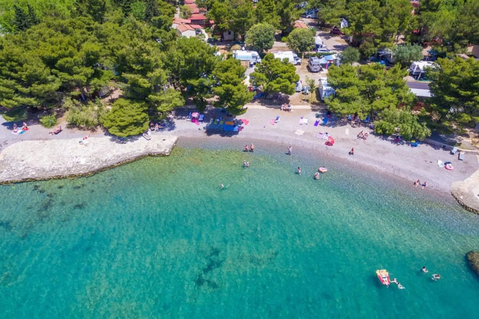 Caravanpark Paklenica in Starigrad Paklenica - Mobile home Dalmacija 30 qm for 6 pers-Water view