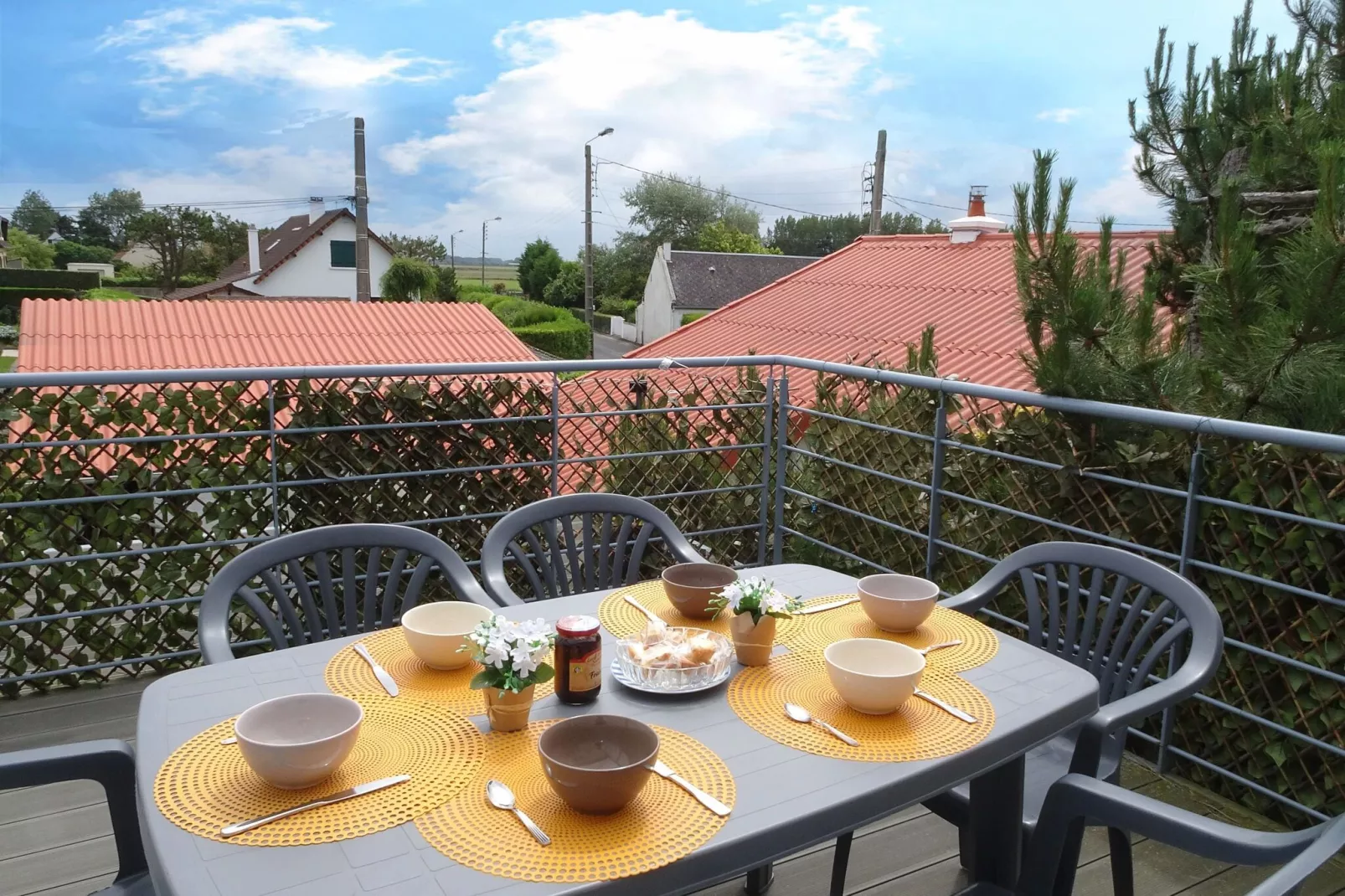 Ferienwohnung in Cayeux-sur-Mer 1 Etage-Terrace balcony