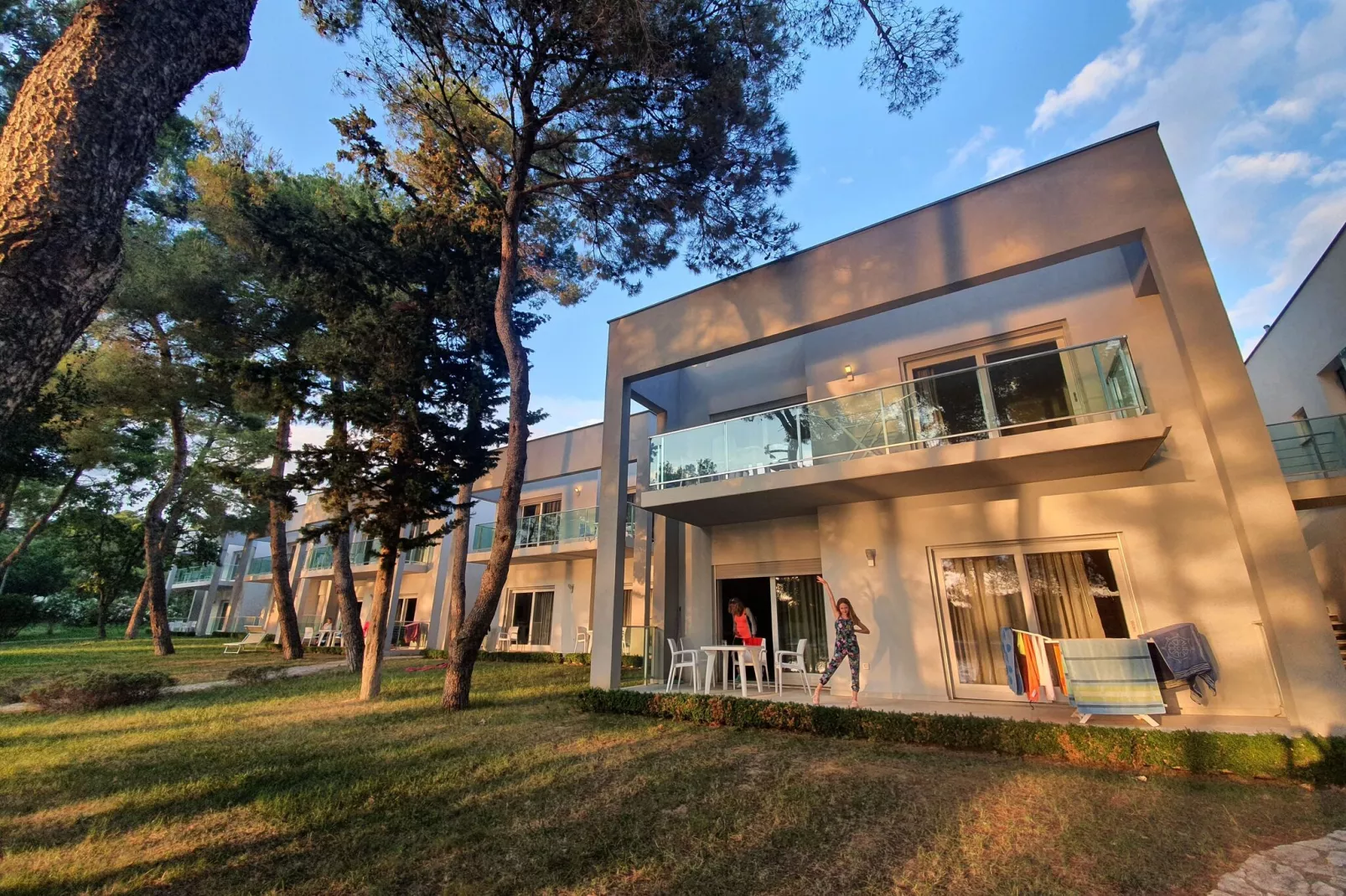 Residence Premium Crvena Luka Family Apartment 88 qm Park view-Außenbereich Sommer