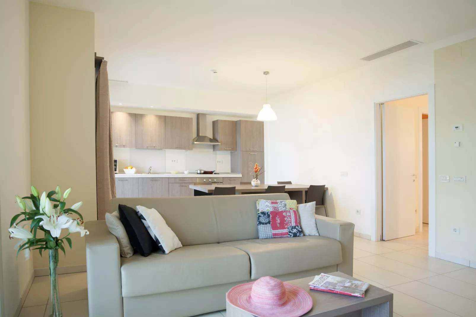 Residence Premium Crvena Luka Family Apartment 88 qm Park view-Wohnzimmer