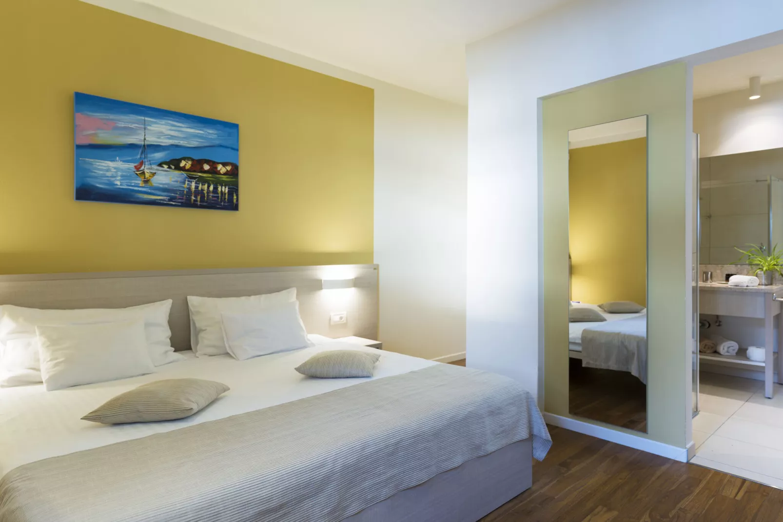 Residence Premium Crvena Luka Family Apartment 88 qm Park view-Schlafzimmer