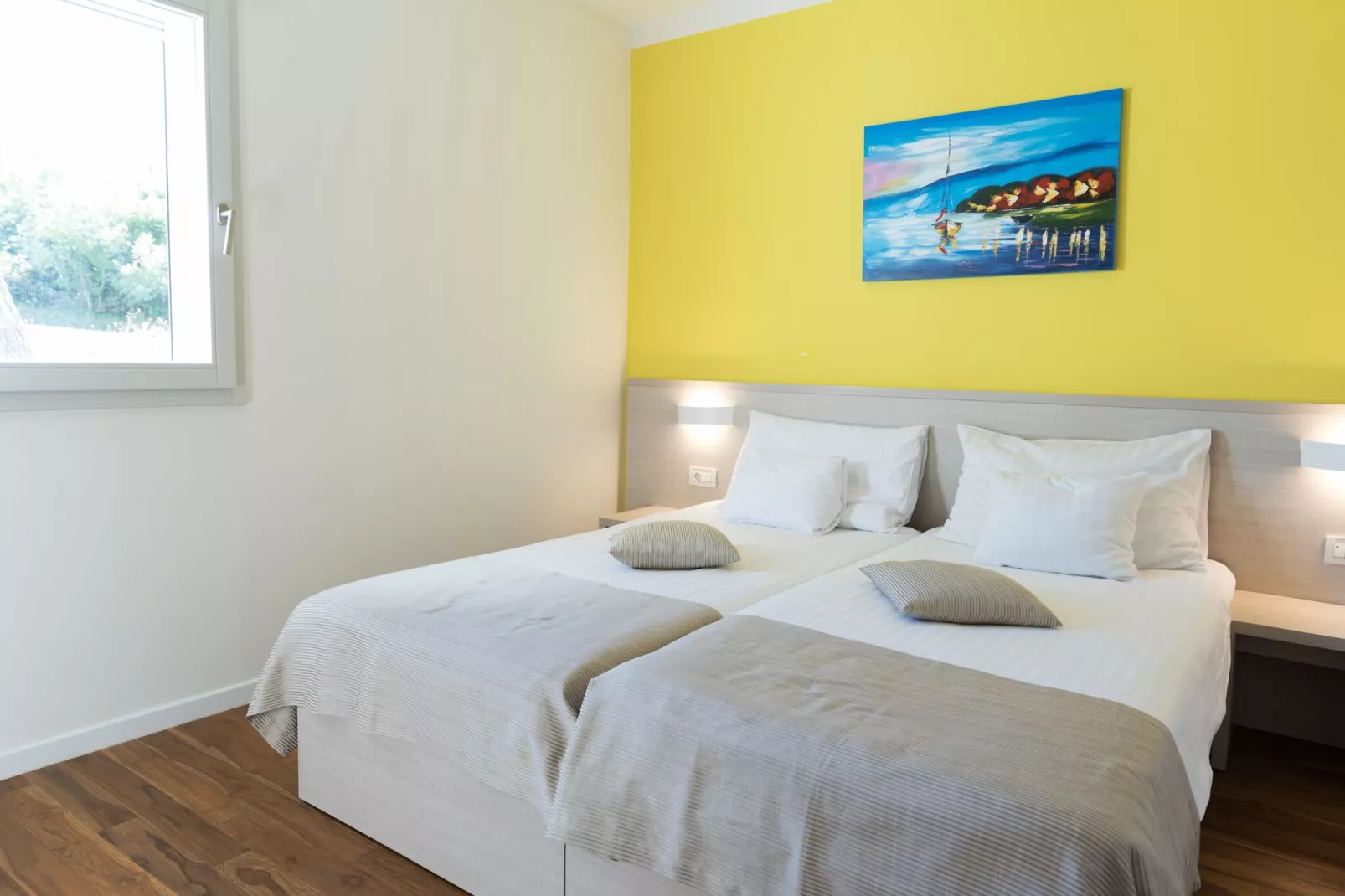 Residence Premium Crvena Luka Family Apartment 88 qm Park view-Schlafzimmer