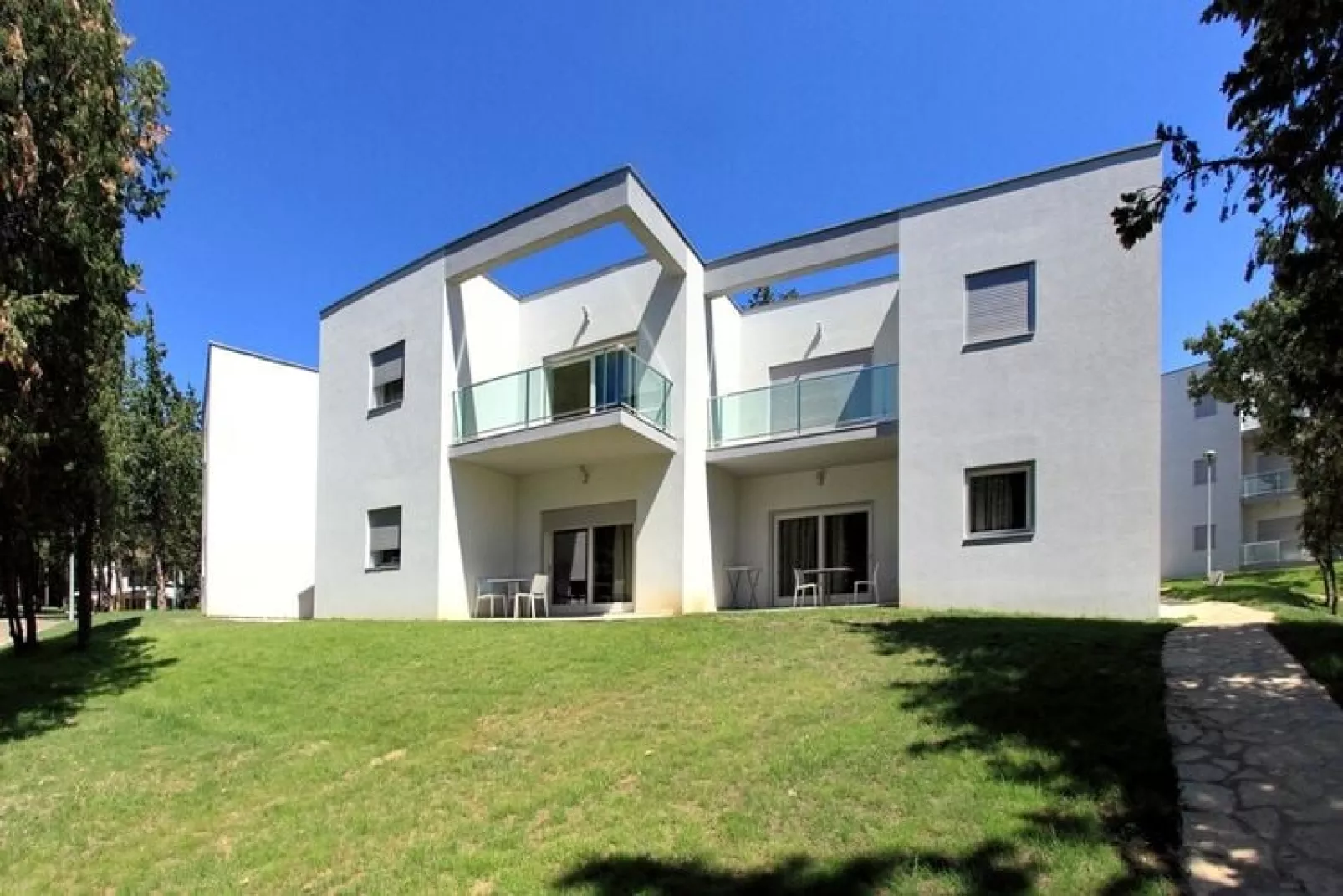 Residence Premium Crvena Luka Family Apartment 88 qm Park view-Außenbereich Sommer