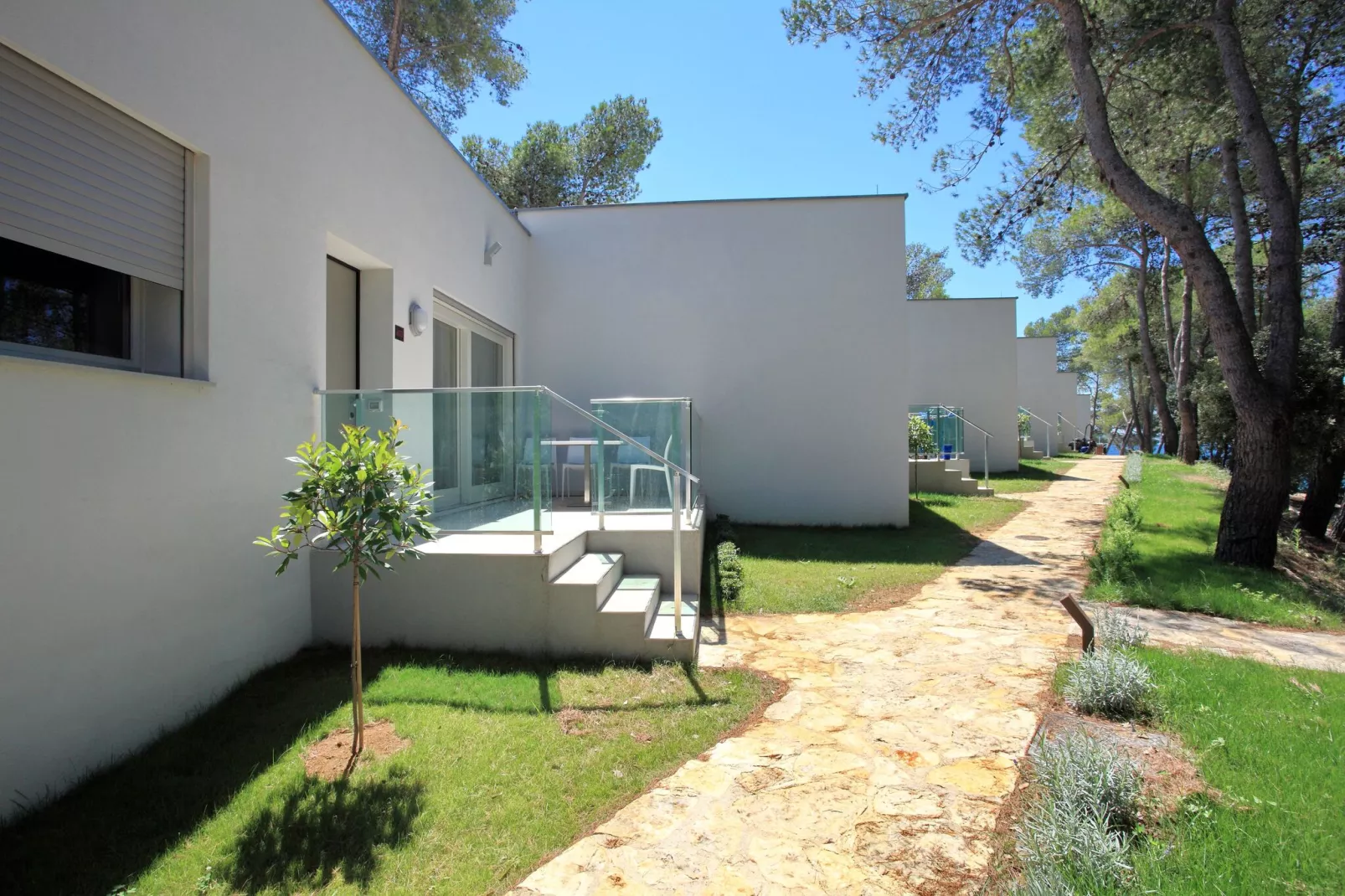 Residence Premium Crvena Luka Family Apartment 88 qm Park view-Außenbereich Sommer