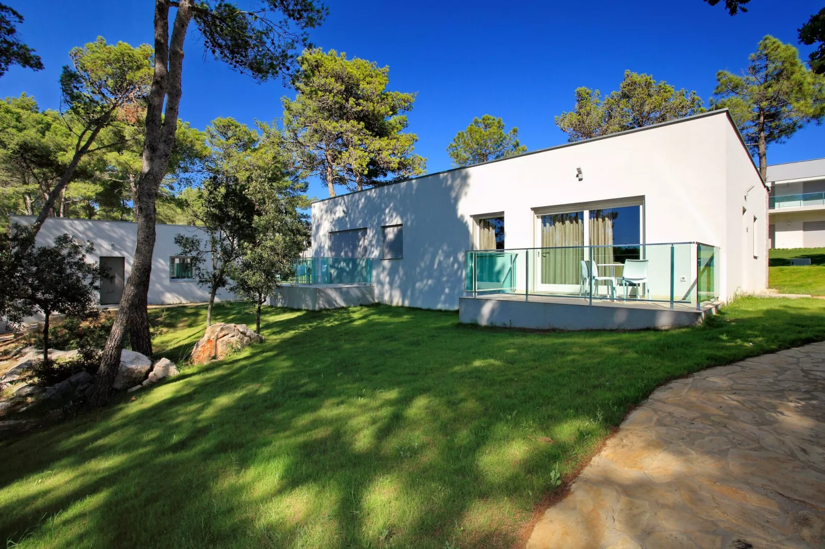 Residence Premium Crvena Luka Family Apartment 88 qm Park view-Außenbereich Sommer