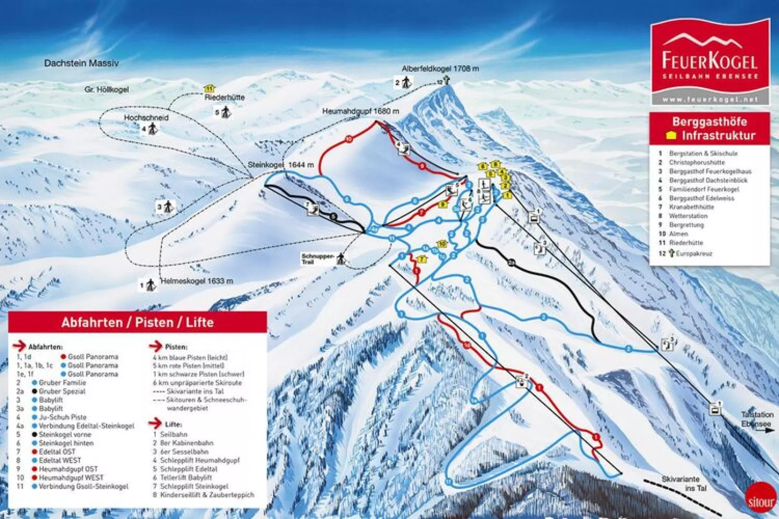 Hüttenresort Feuerkogel-Zones d'été à 20 km