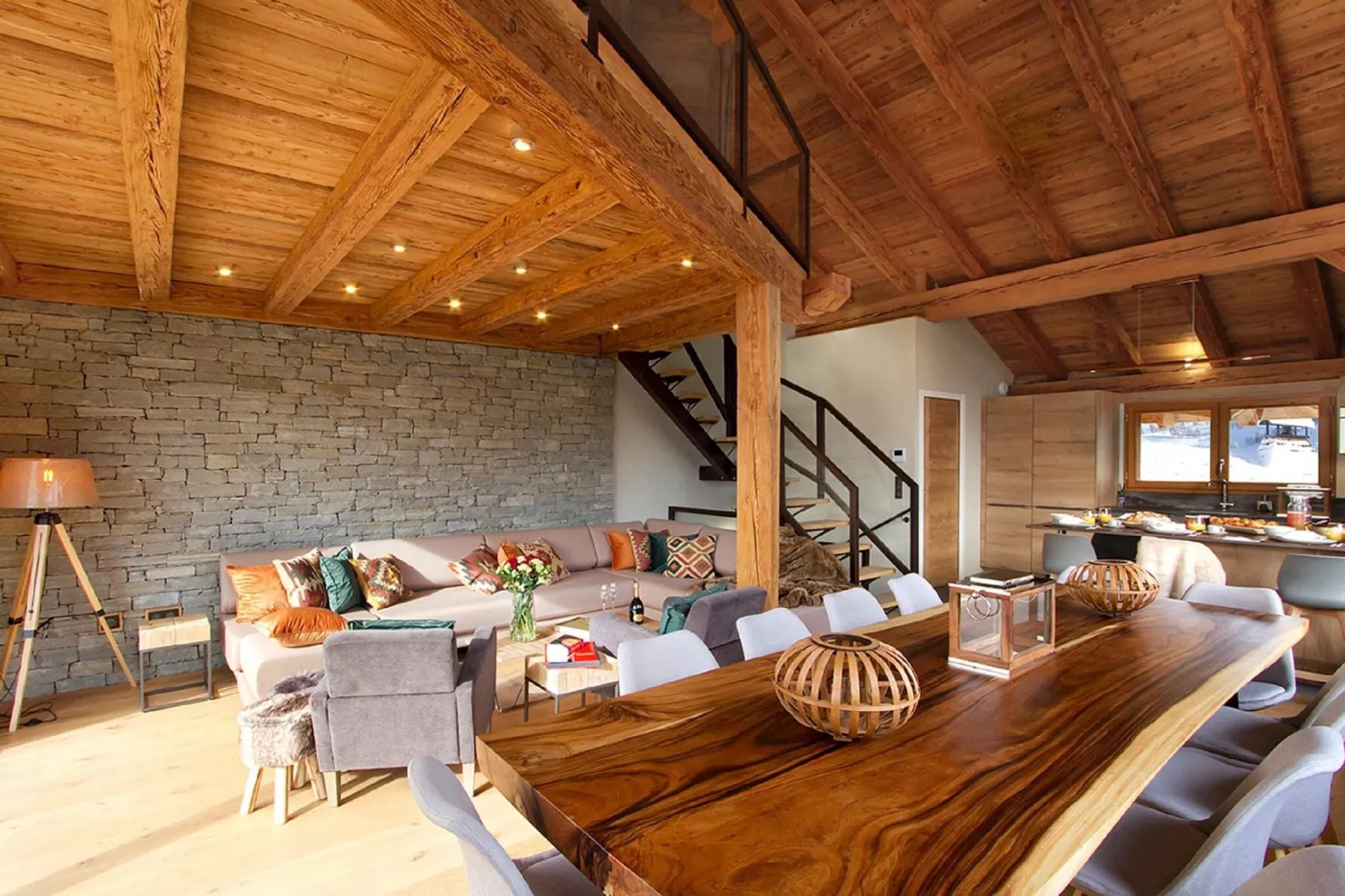 Chalet Le Chambertin Lodge-Wohnzimmer