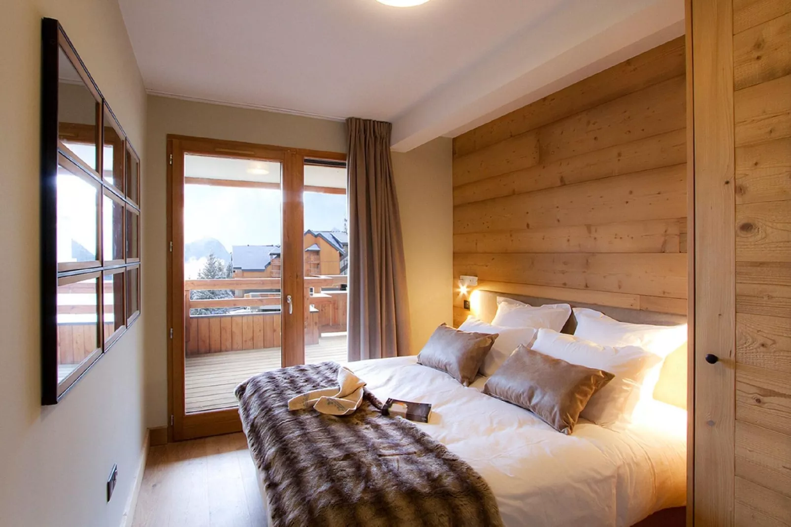 Chalet Le Chambertin Lodge-Schlafzimmer