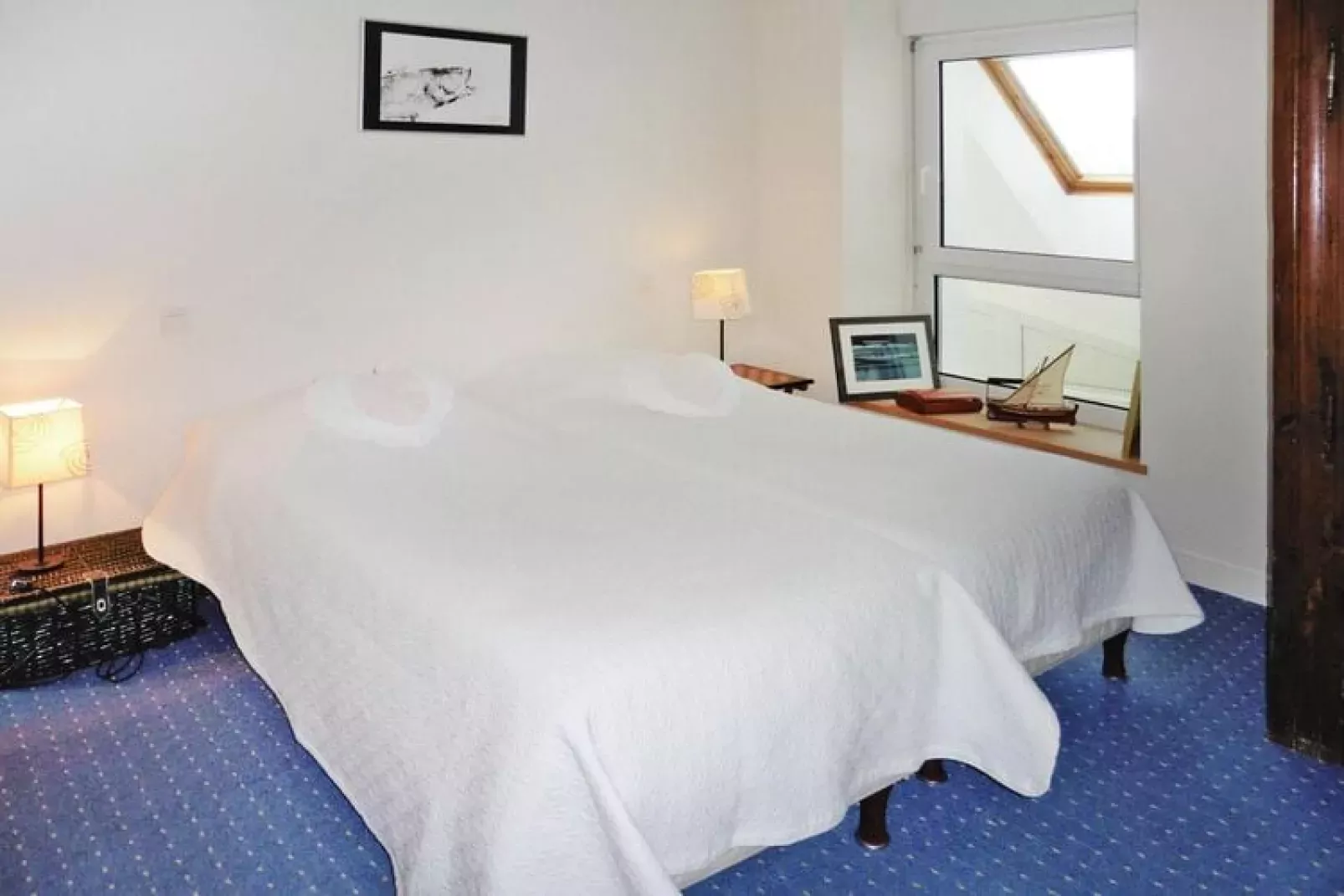 Holiday home sea front with amazing view Larmor-Baden-Bedroom