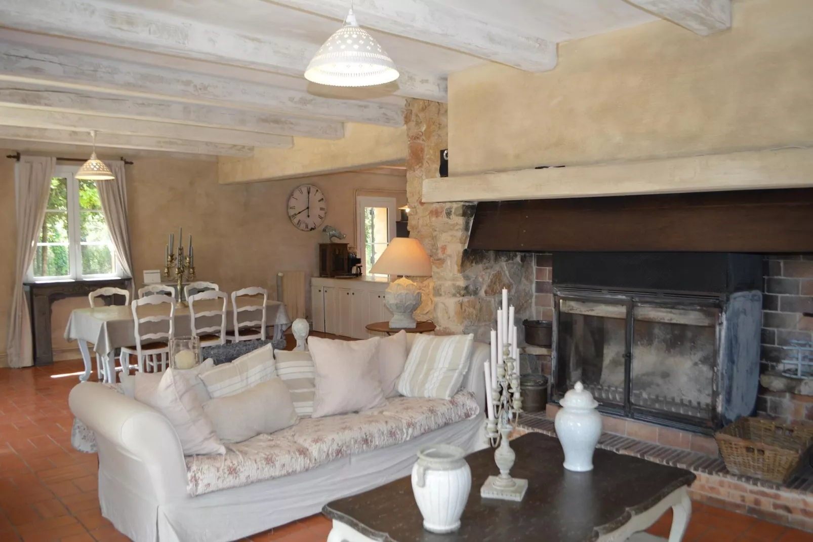 Villa La Bastidane-Living room