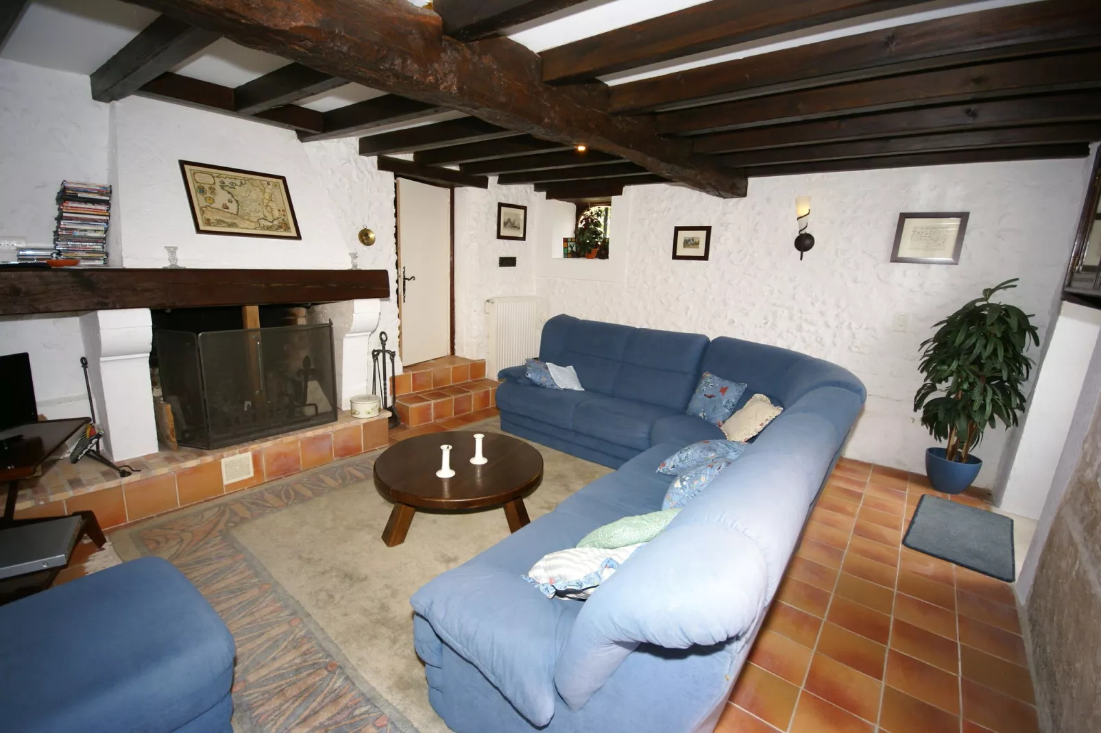 Maison de vacances Lusignac zonder gastverblijf-Living room