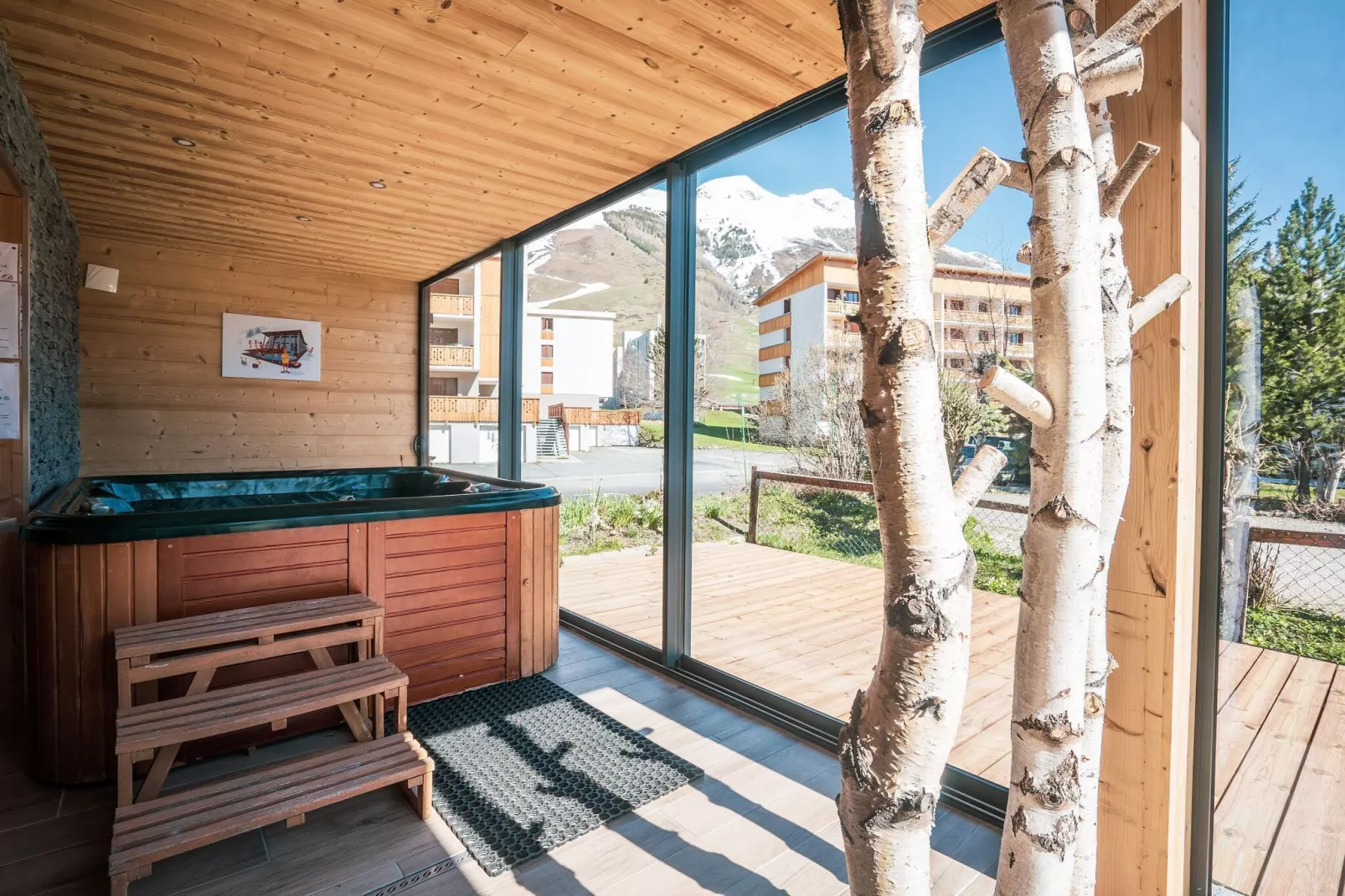 Chalet Le Sabot de Venus-Terrassenbalkon