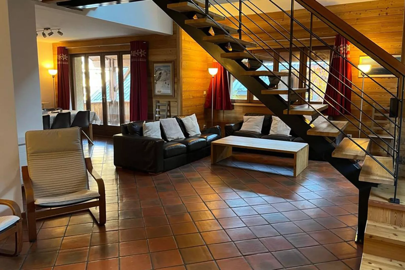 Chalet Erika-Living room