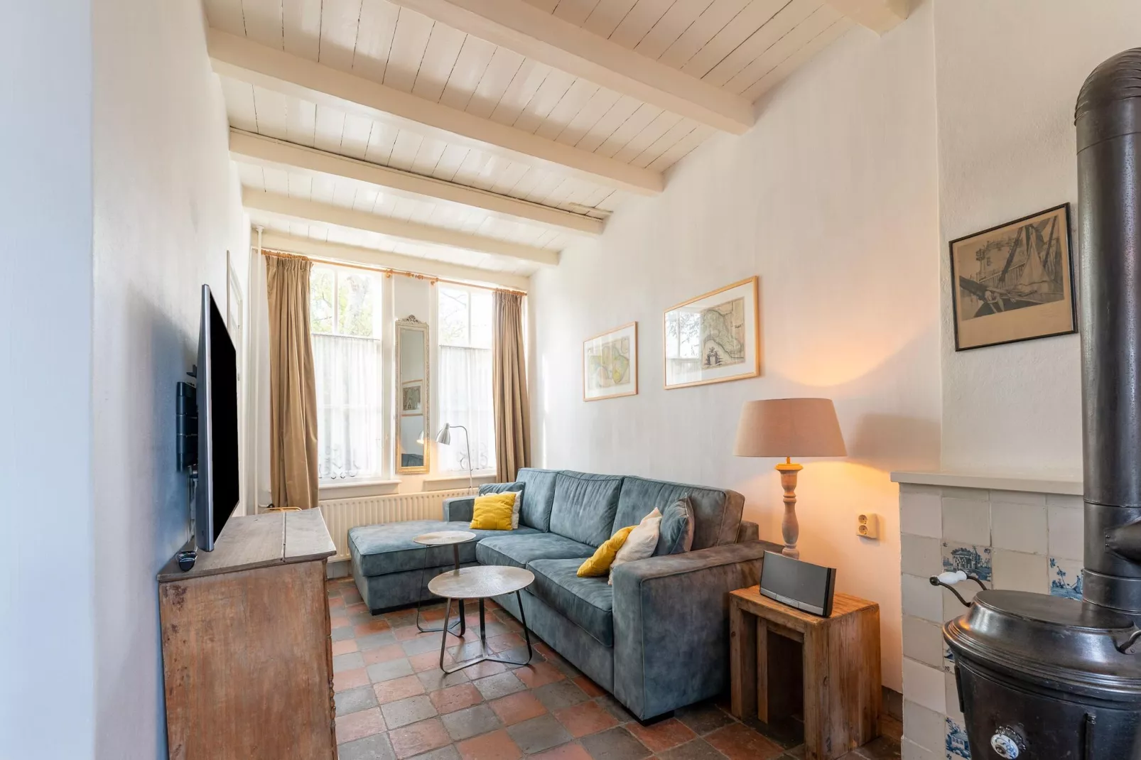 Vissershuisje Veere-Living room