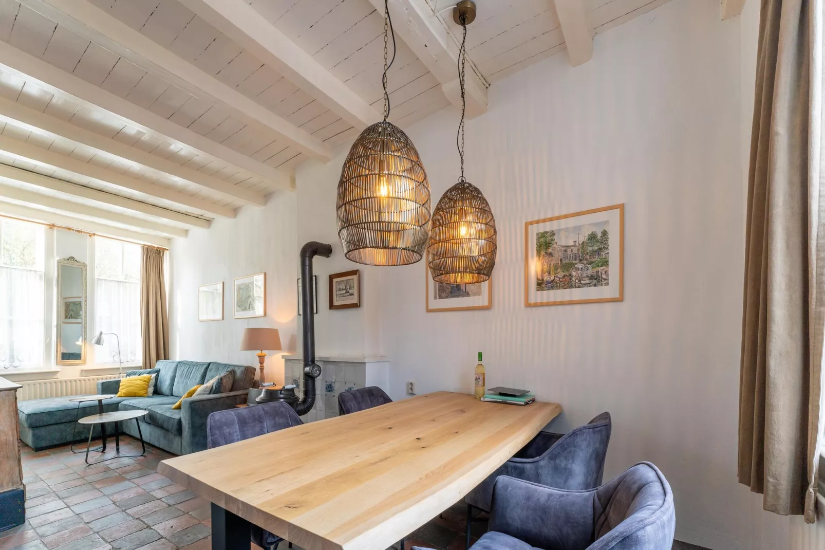 Vissershuisje Veere-Living room