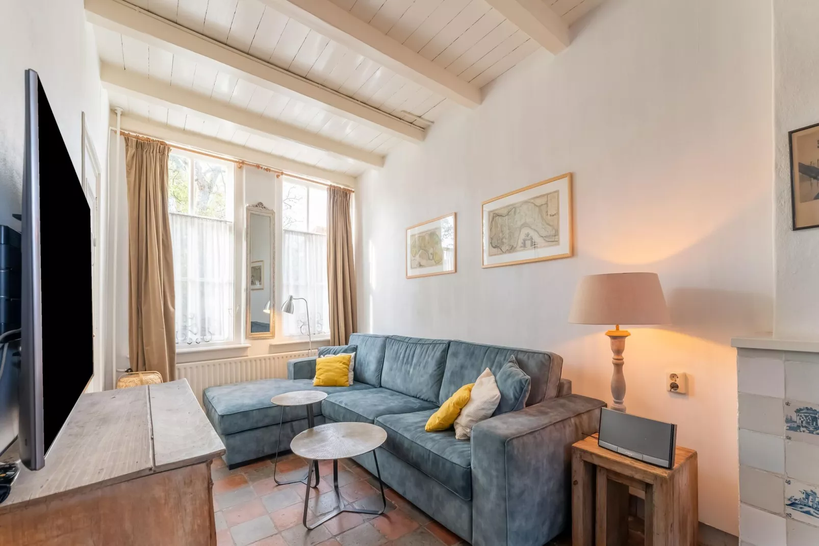 Vissershuisje Veere-Living room