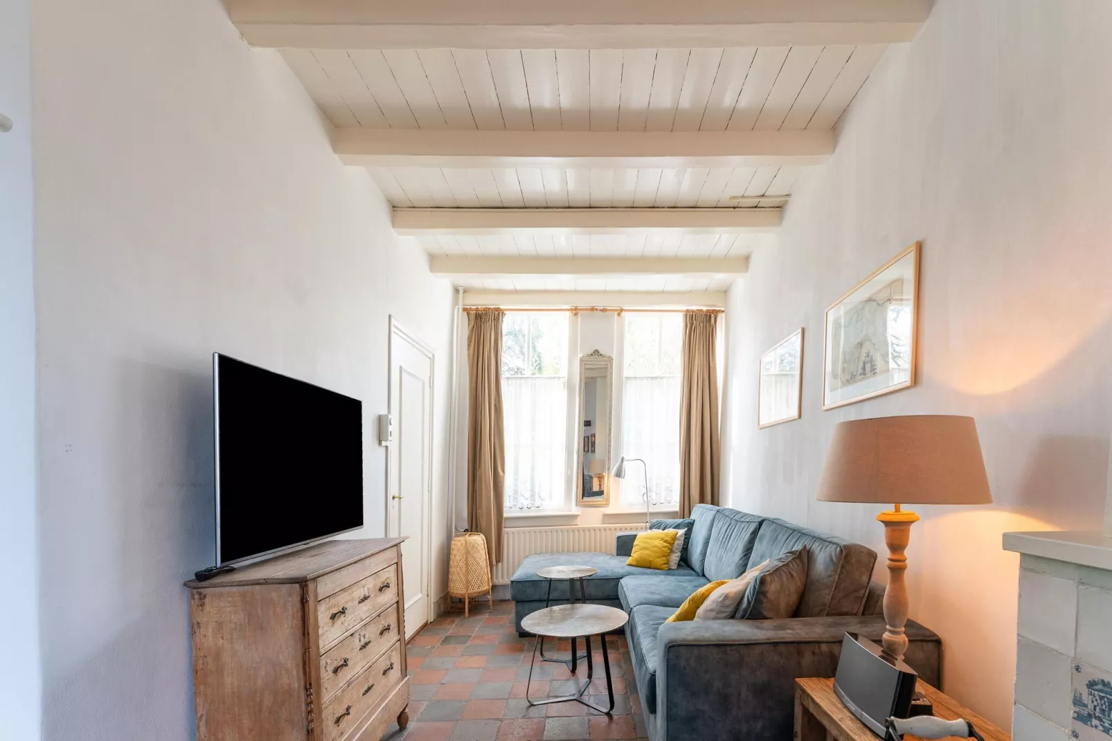 Vissershuisje Veere-Living room