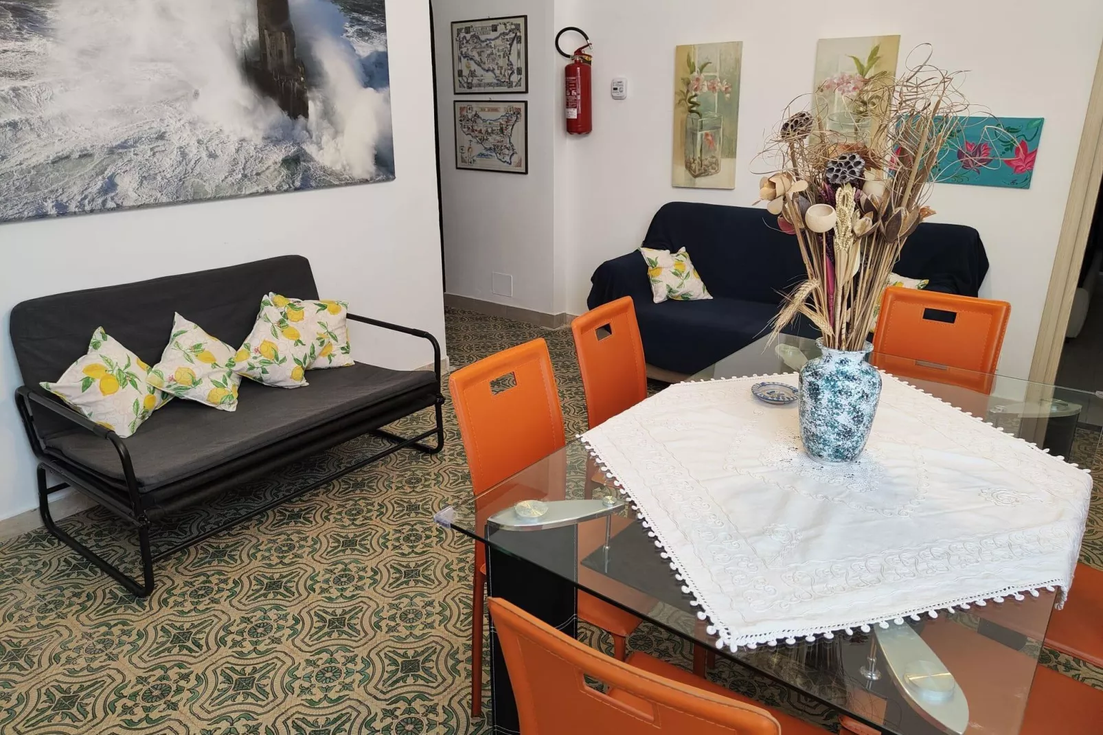 Blu Corallo Mare-Living room