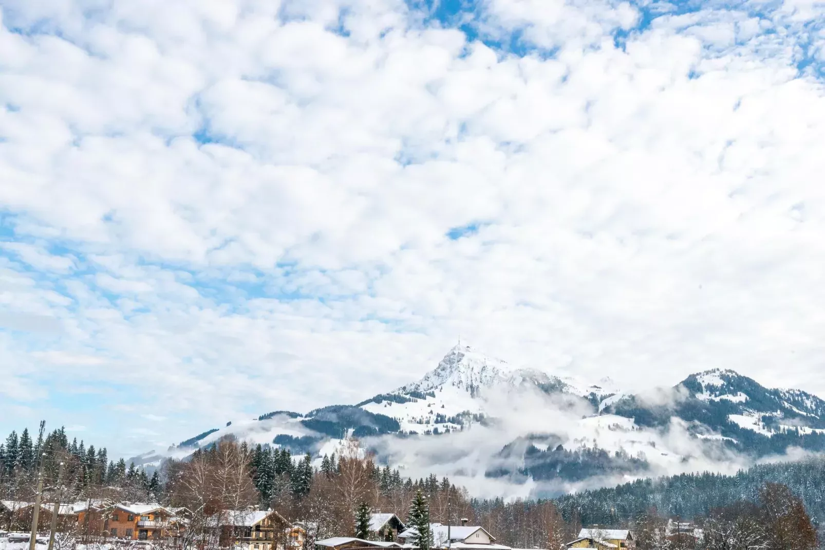 Bauernhaus Hochfilzen-View winter