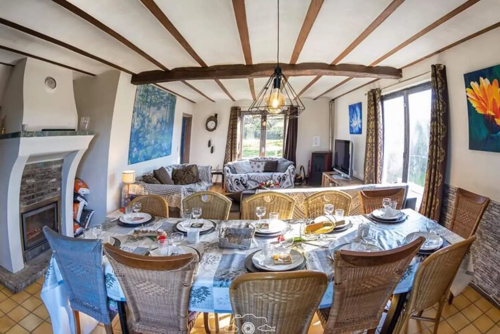Ardennes Bleu 8 pers maximum-Esszimmer
