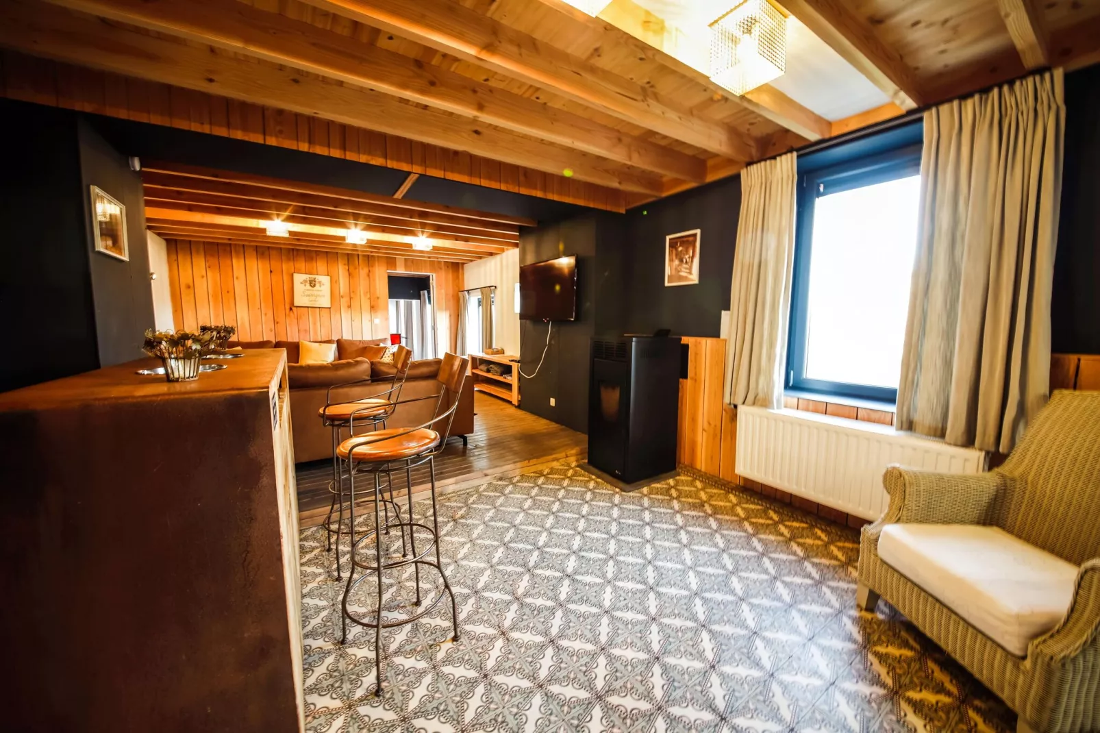 Le Relais de Zoe-Living room