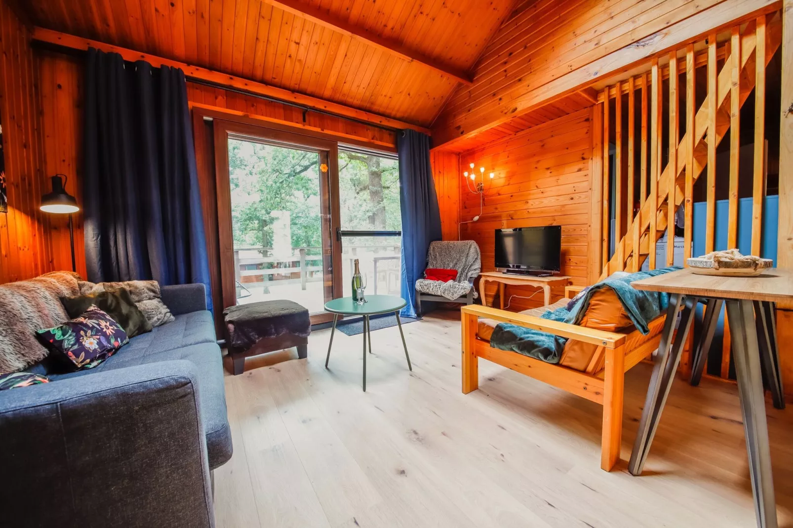Chalet le beau Renard-Living room