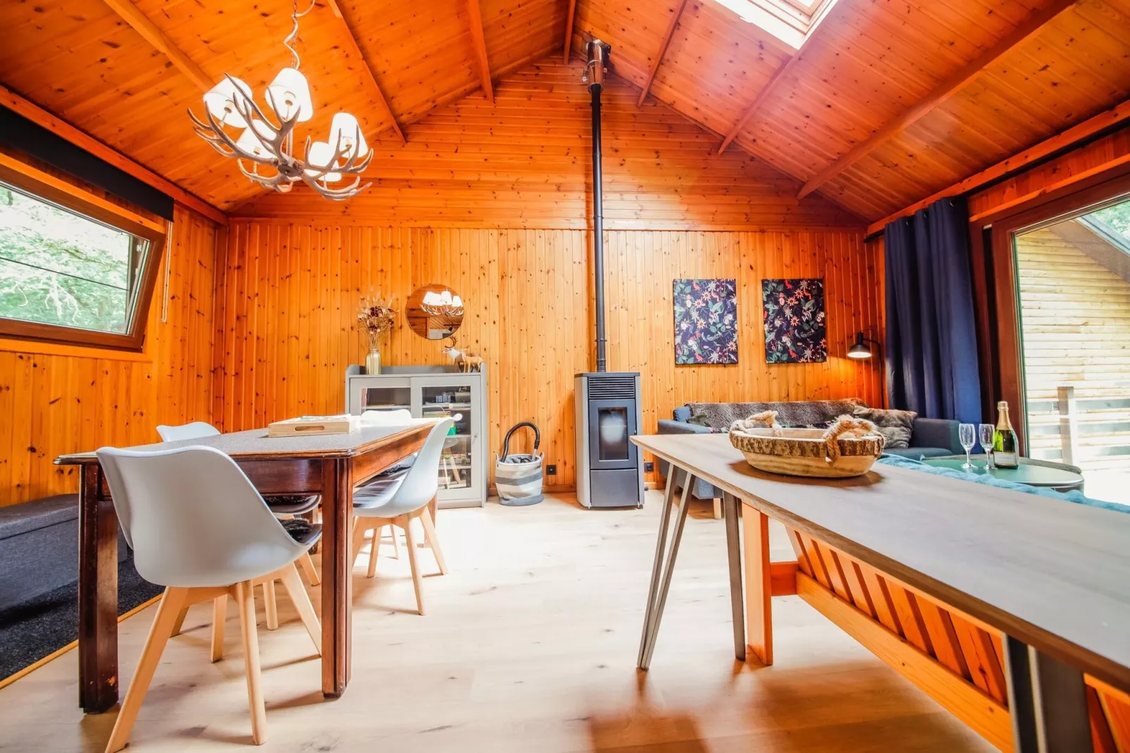 Chalet le beau Renard-Living room