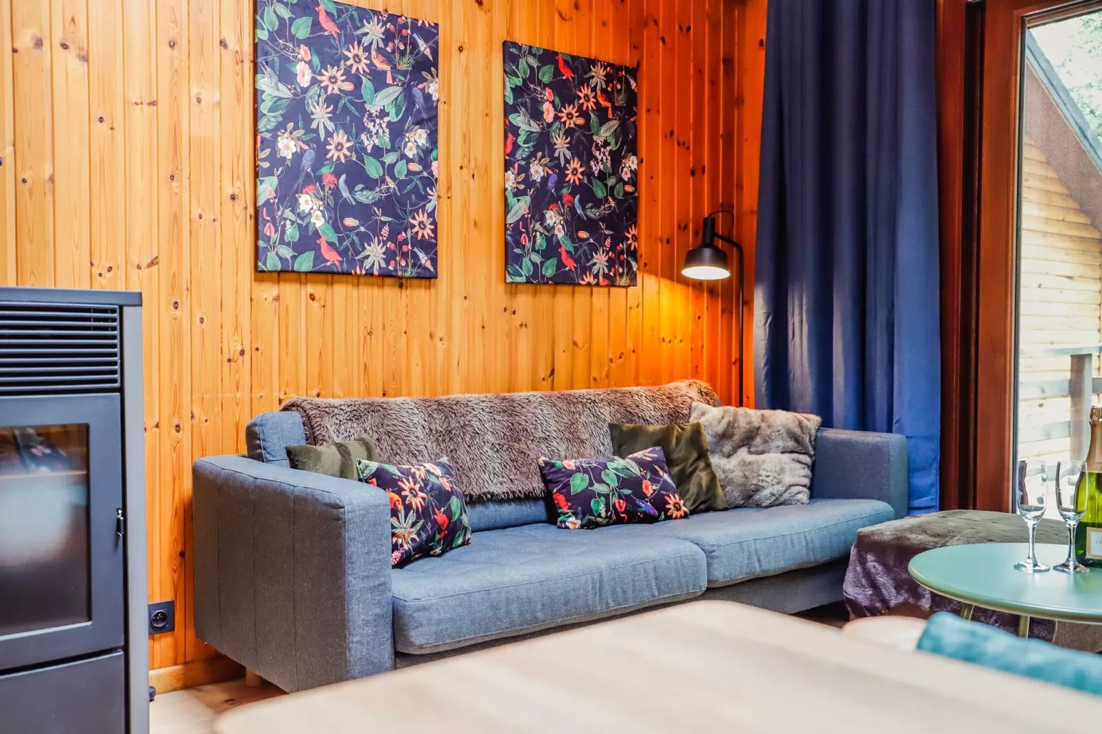 Chalet le beau Renard-Living room