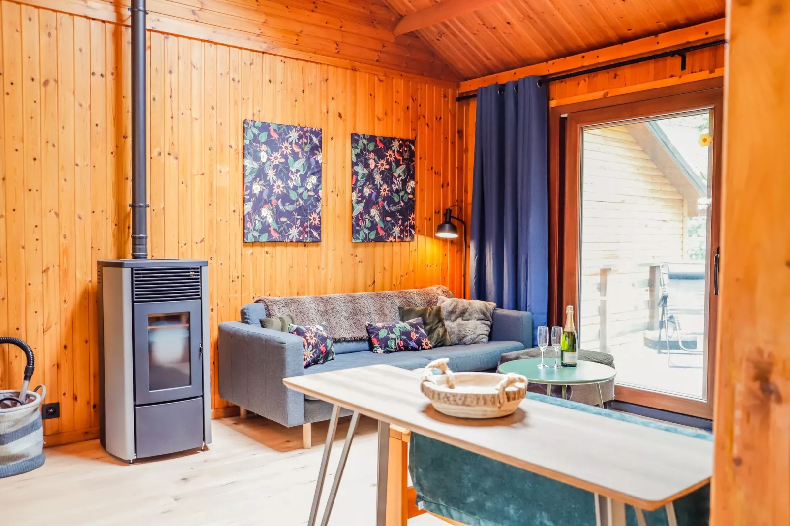 Chalet le beau Renard-Living room
