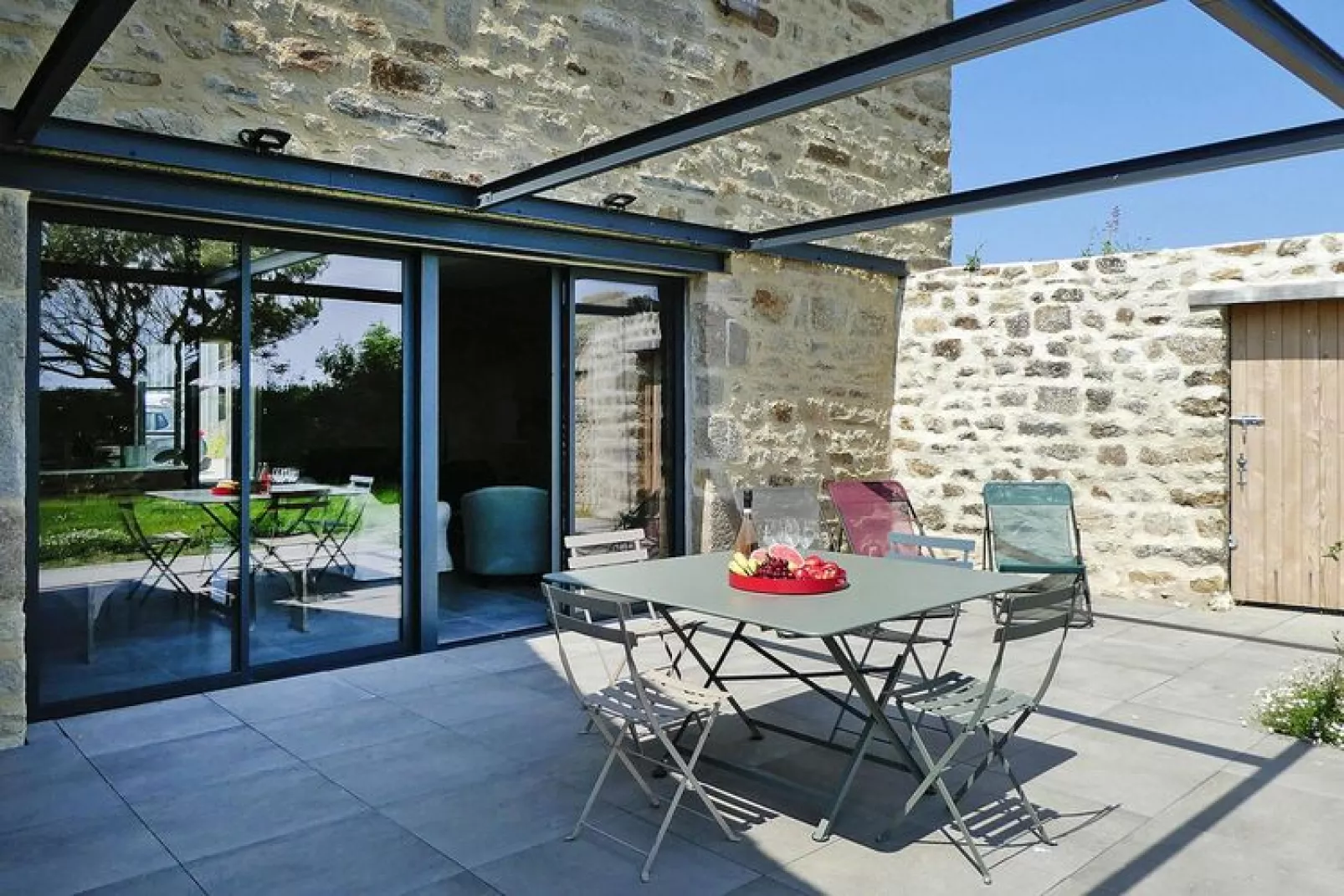 Holiday home Plougasnou-Terrasse/Balkon