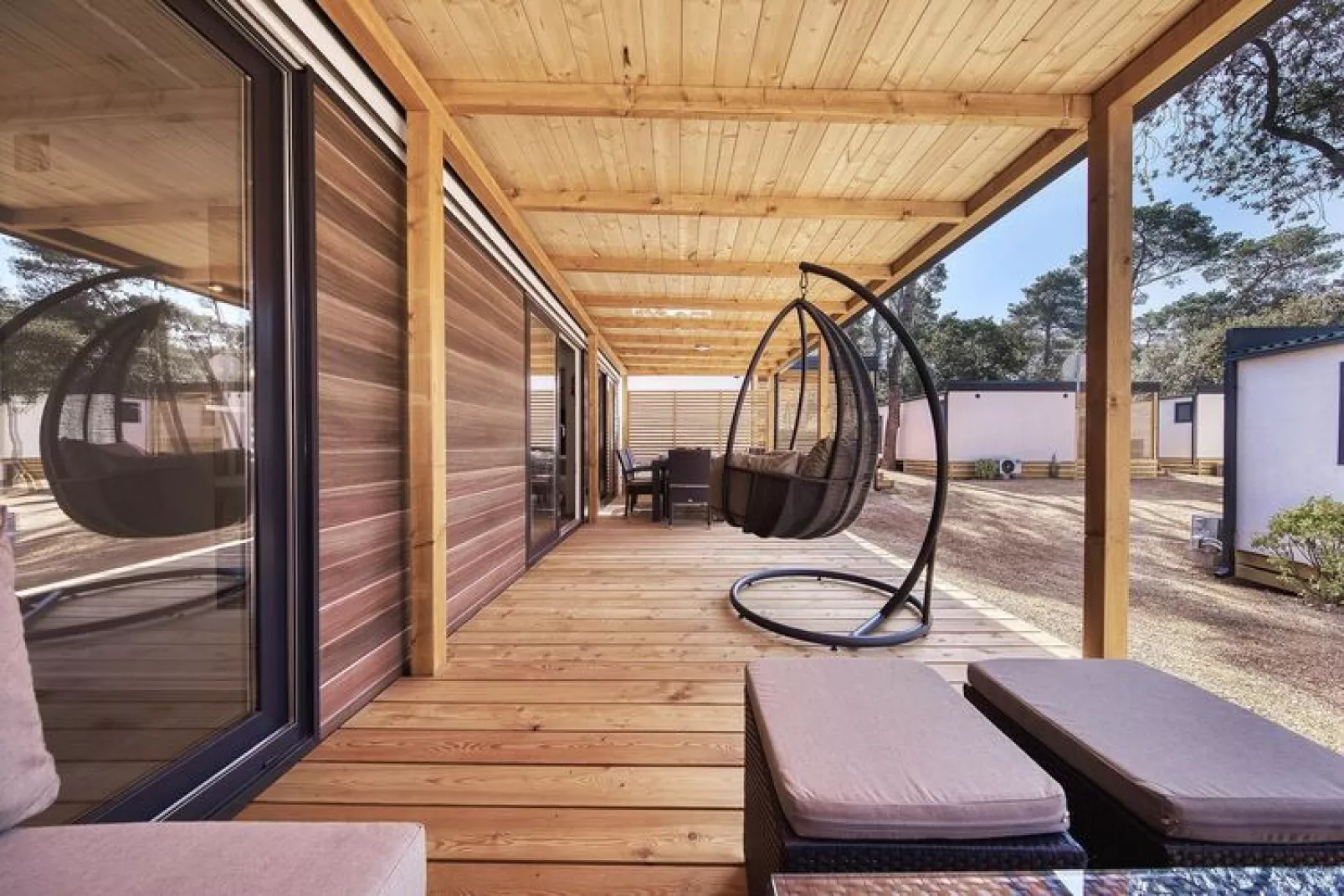 Mobile Homes in Camping Park Soline - Biograd - Type Glamping Deluxe 32 qm-Terrace balcony