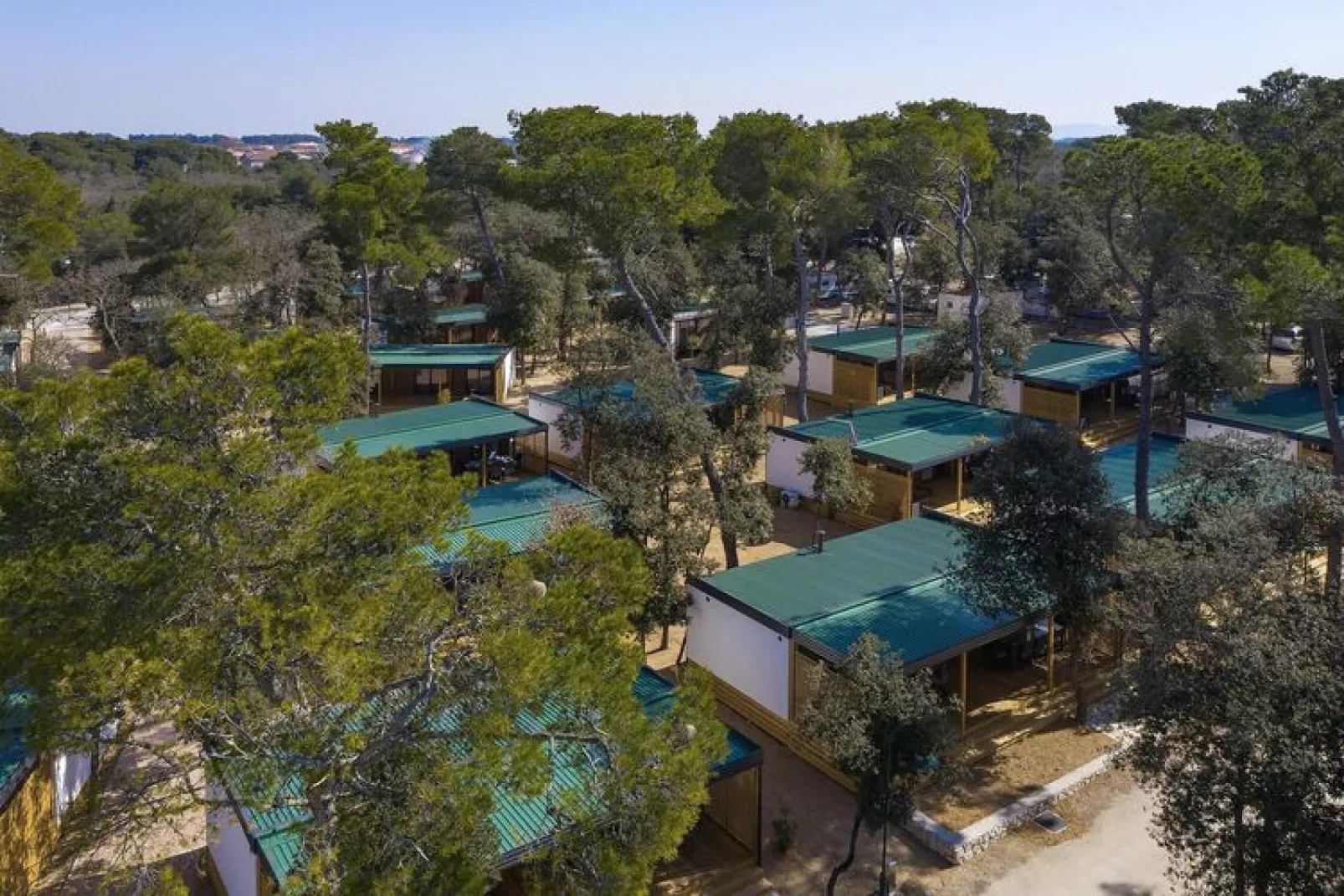 Mobile Homes in Camping Park Soline - Biograd - Type Glamping Deluxe 32 qm-View summer