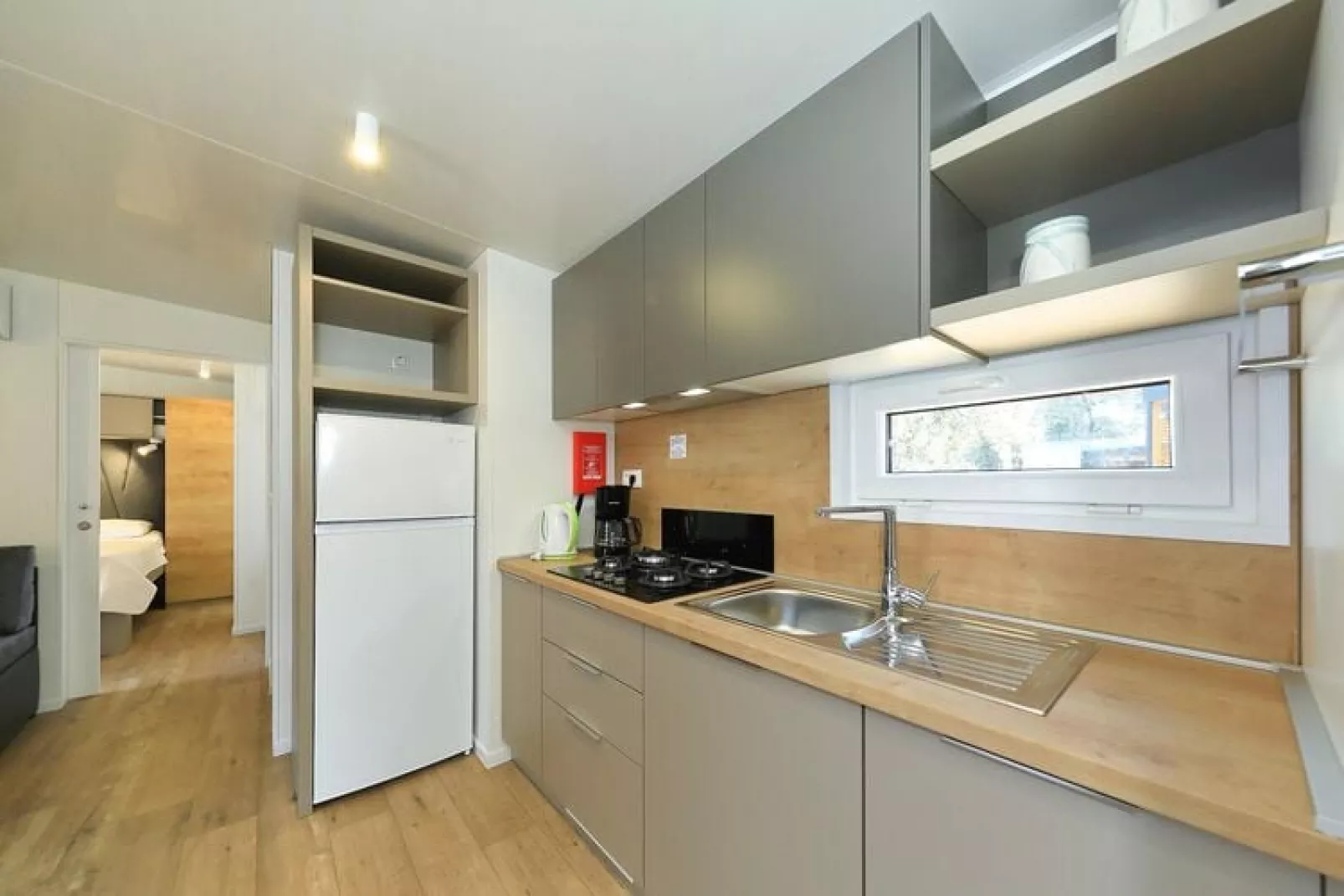 Mobile Homes in Camping Park Soline - Biograd - Type Glamping Deluxe 32 qm-Kitchen