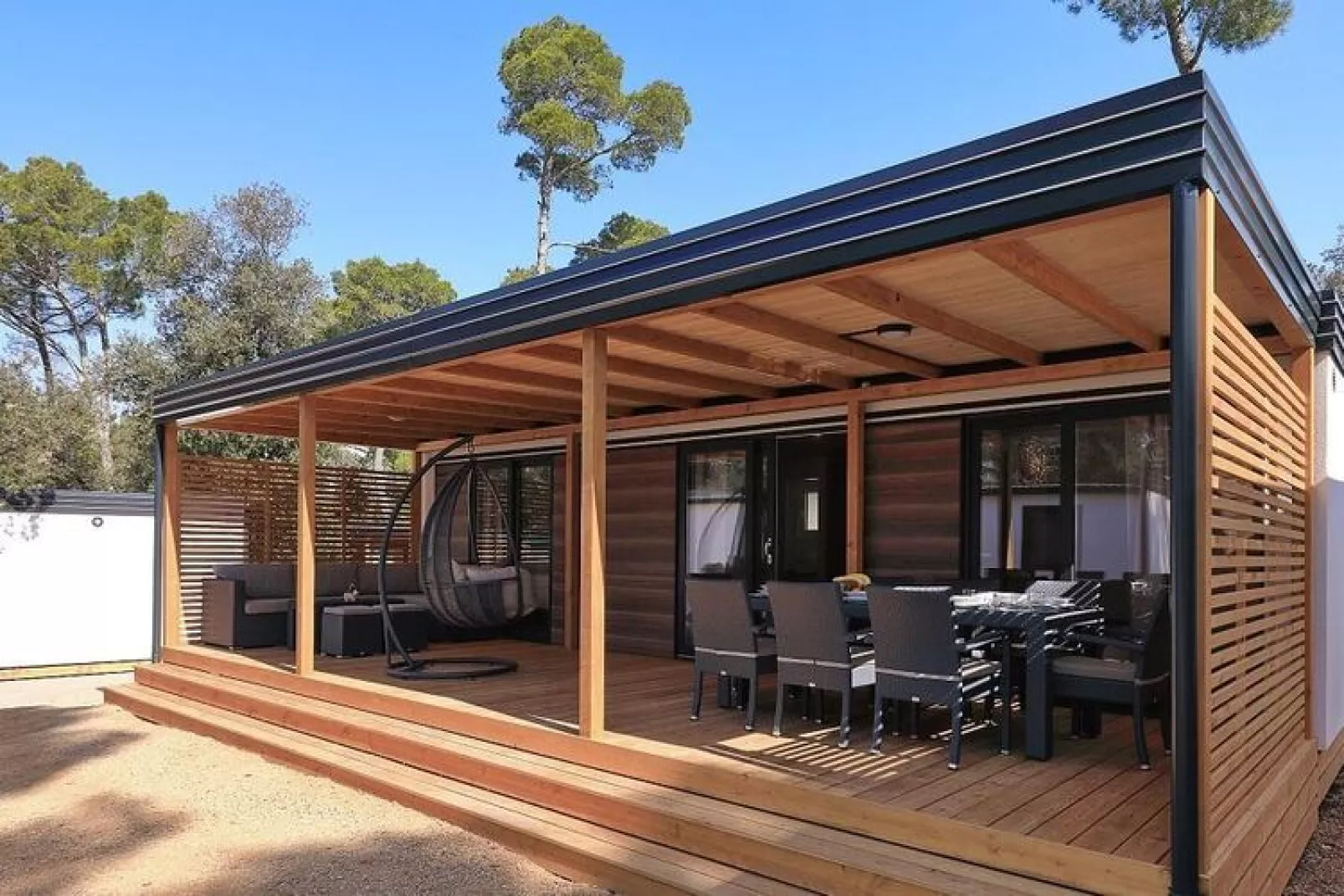 Mobile Homes in Camping Park Soline - Biograd - Type Glamping Deluxe 32 qm-Terrace balcony
