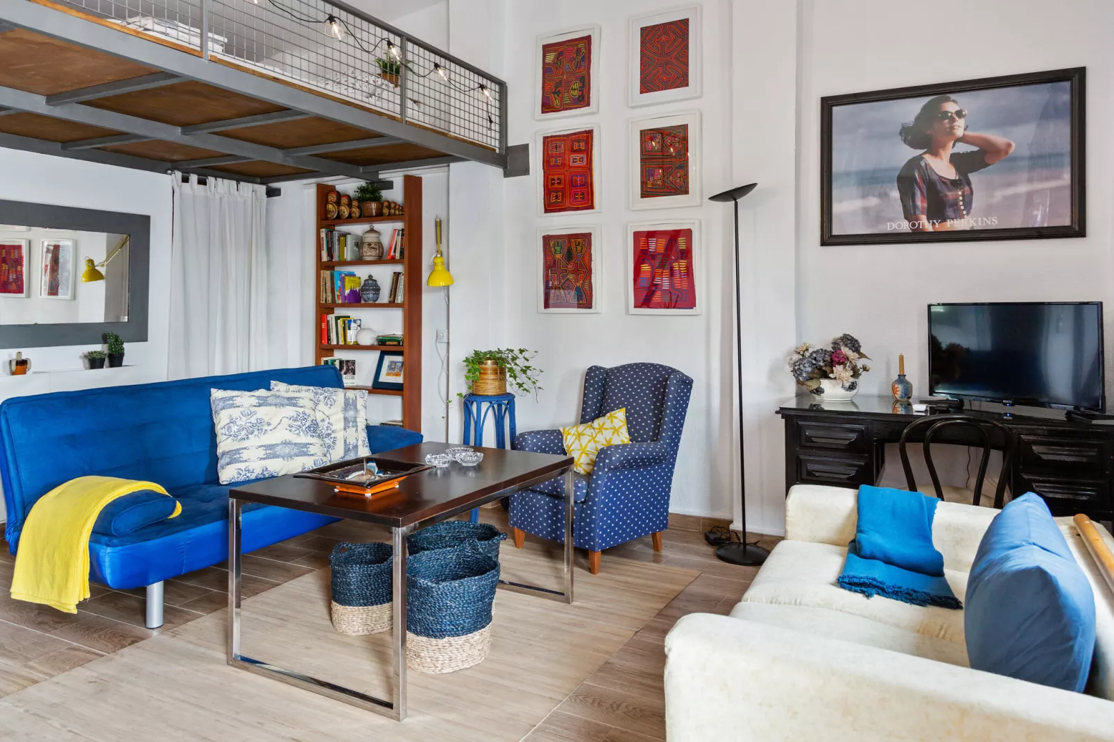Apartamento Loft Sorrapa-Living room