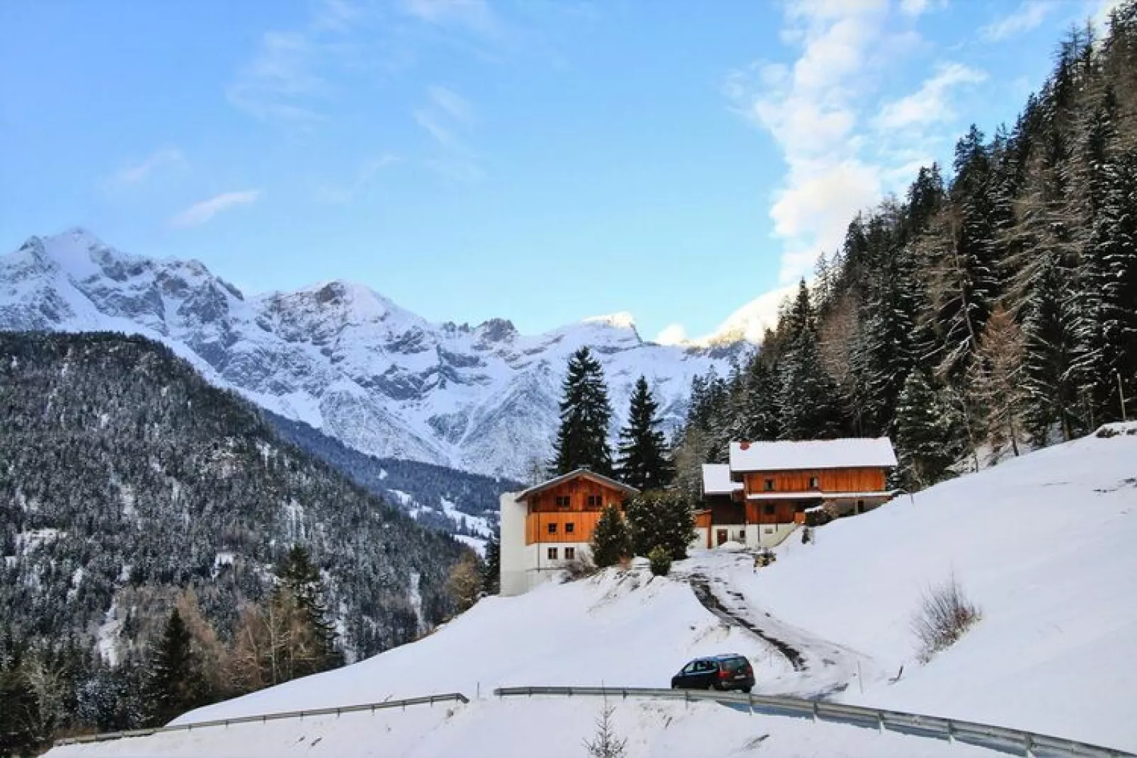 Bergappartements Schernthaner Tobadill-Exterior winter
