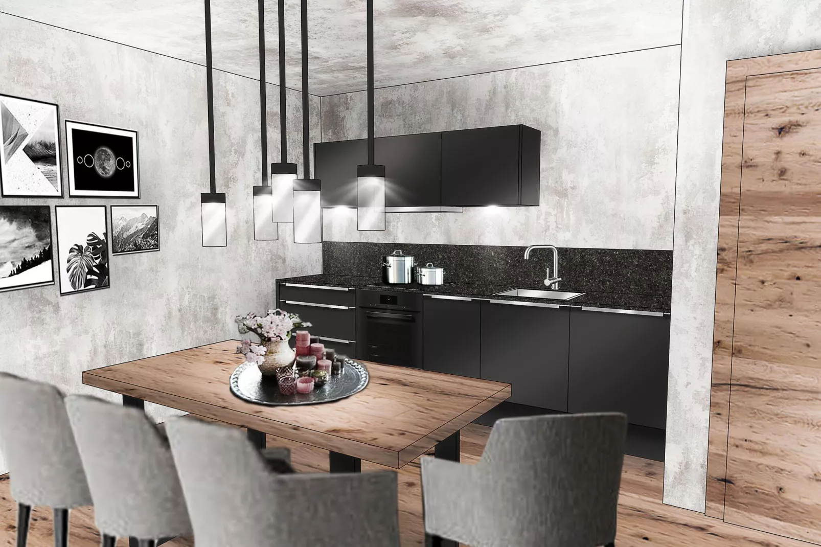 Appartement Schmid-Dining room