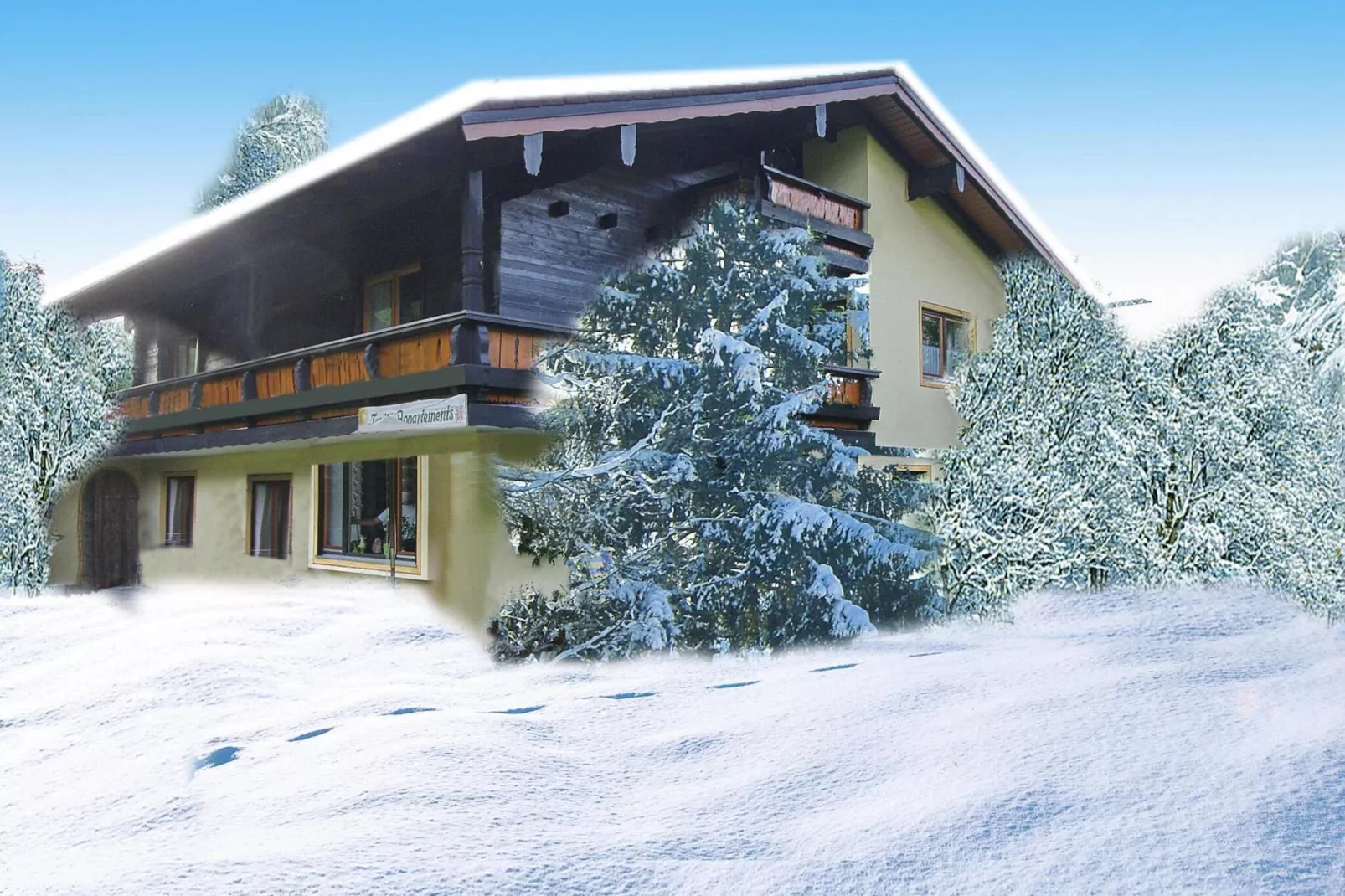 Tonis Apartments 2- 55 qm-Exterior winter