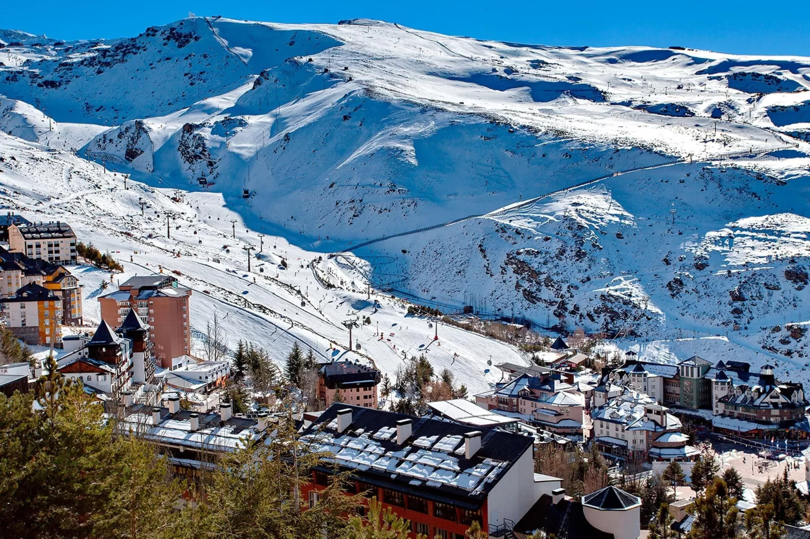 Apartamentos Sierra Nevada-Aussicht Winter