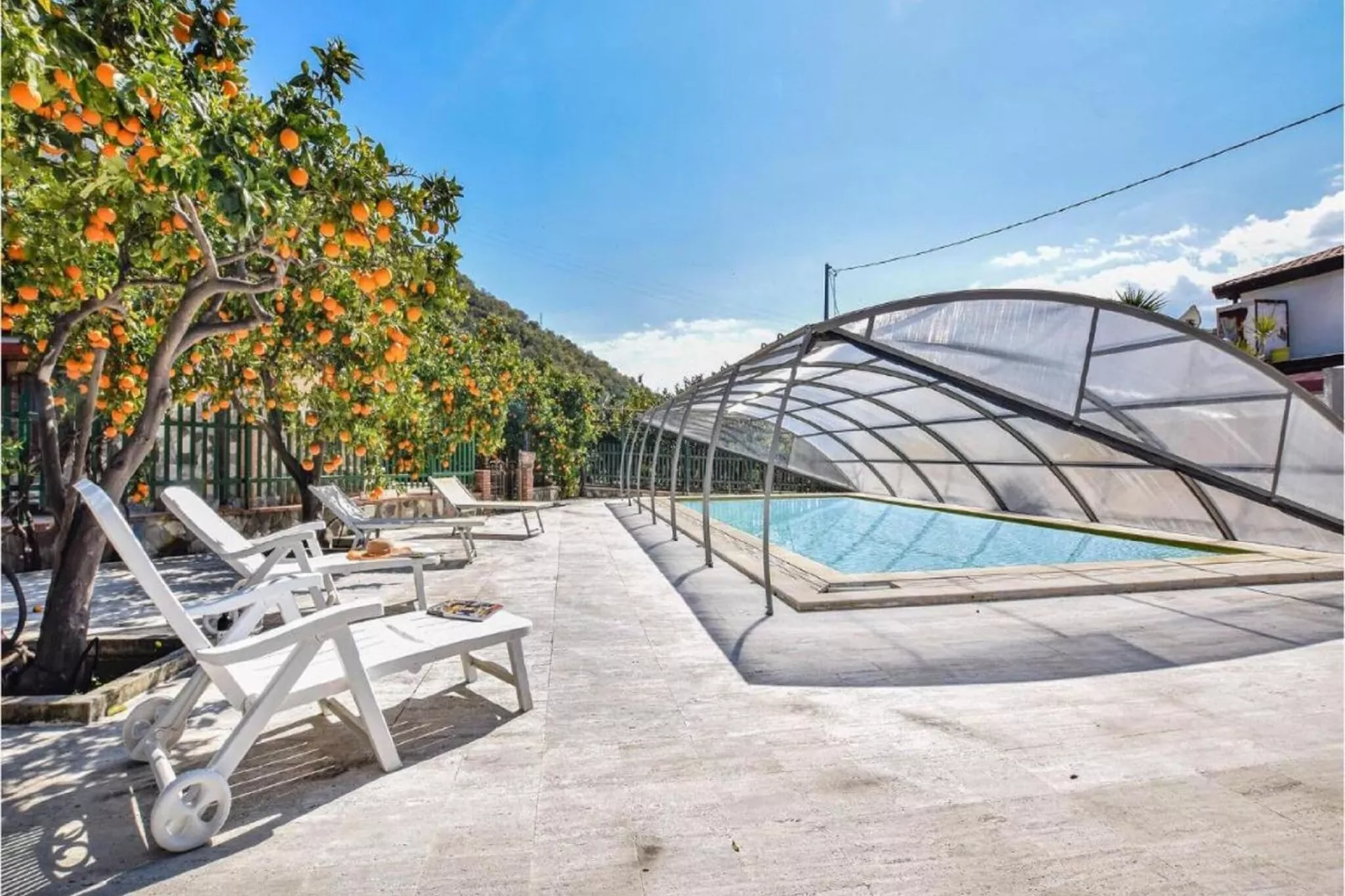 Villa Les barriques-Piscine