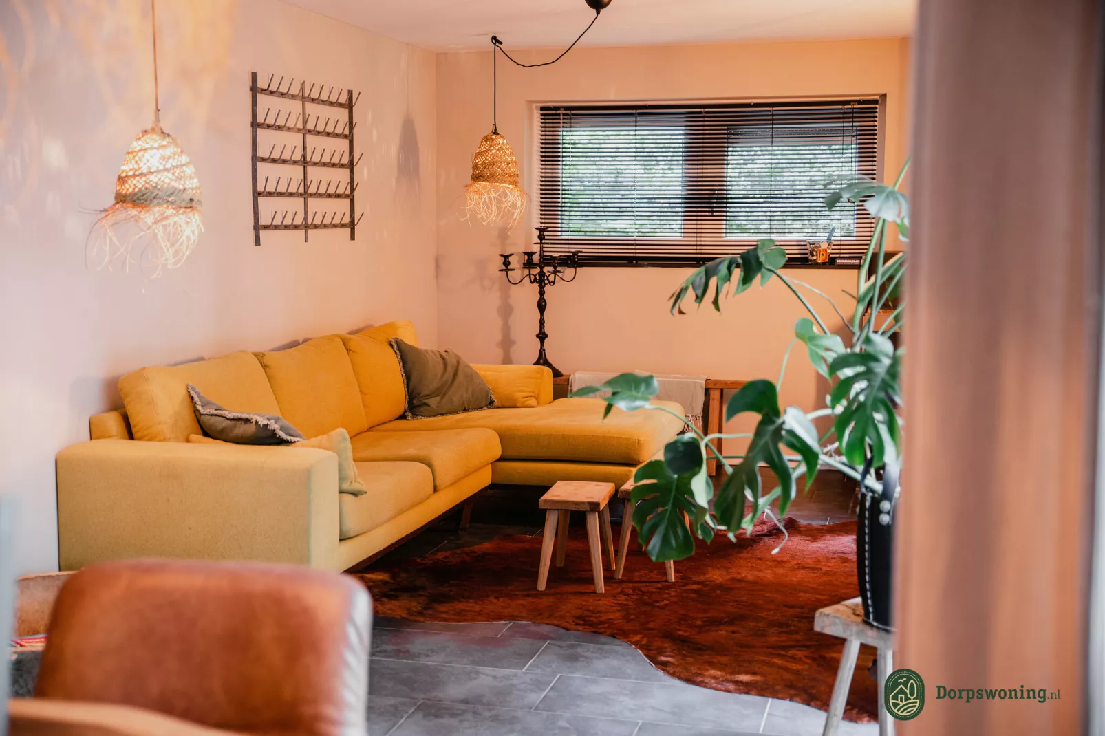 Dorpswoning In het Bos-Living room