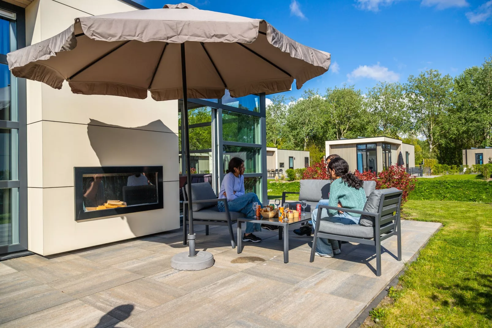 Resort Buitenhuizen 6-Gebiete Sommer 1 km
