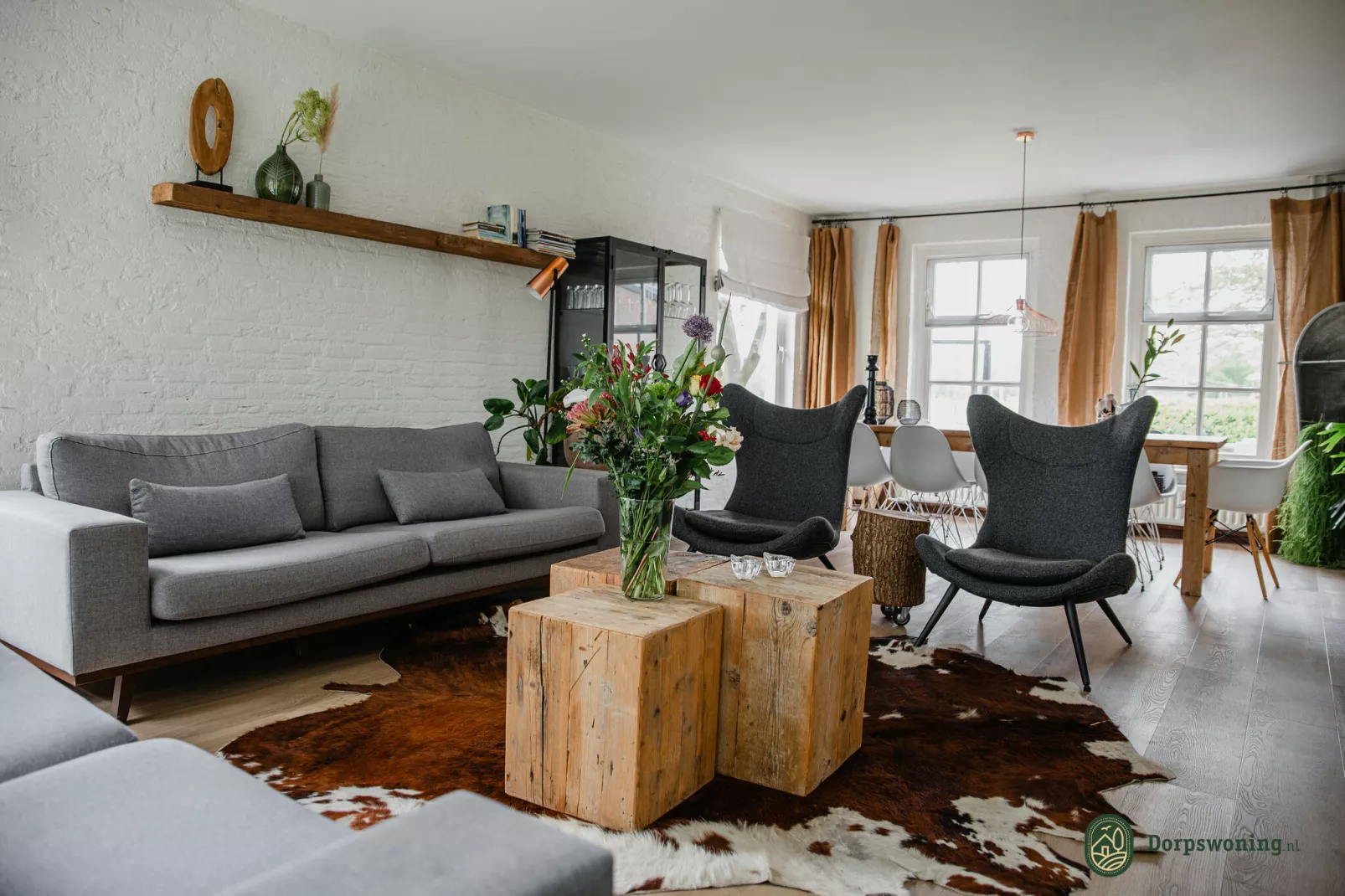 Dorpswoning De Plek-Living room