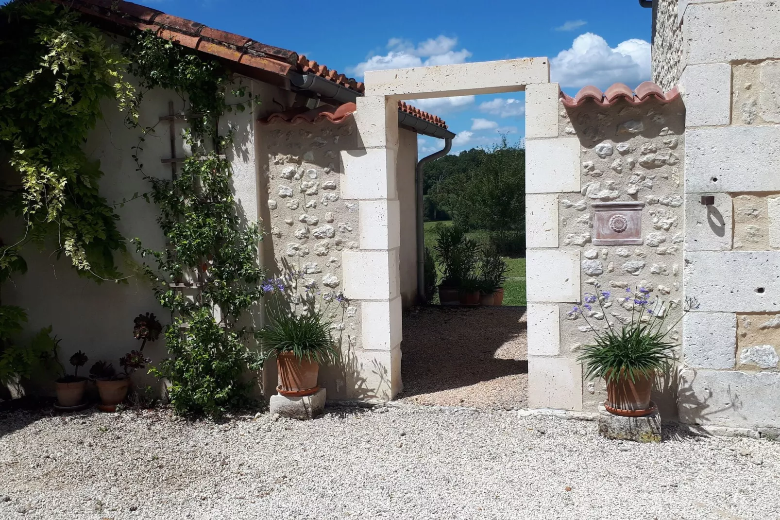Maison de vacances Verteillac-View summer