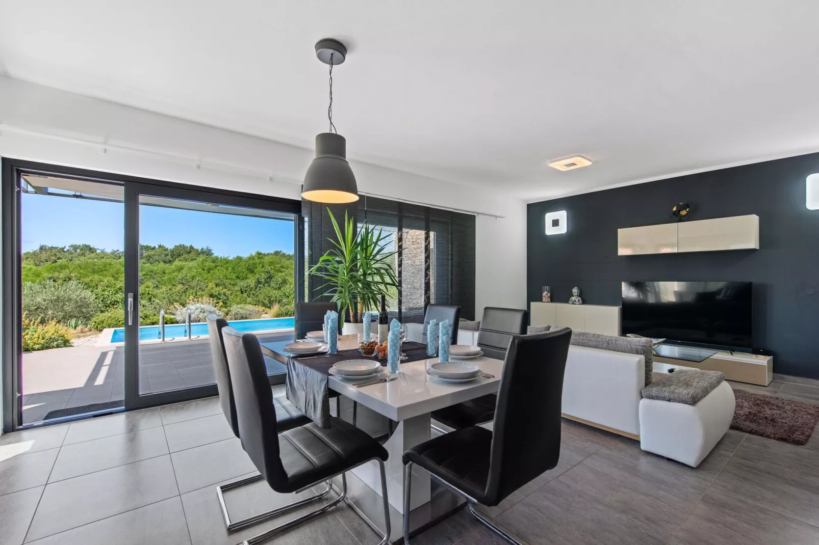 Villa Leandra-Living room