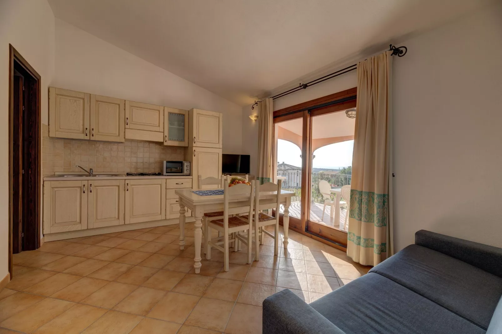 Residence Badus Badesi-Bilo 4 mit Meerblick-Living room