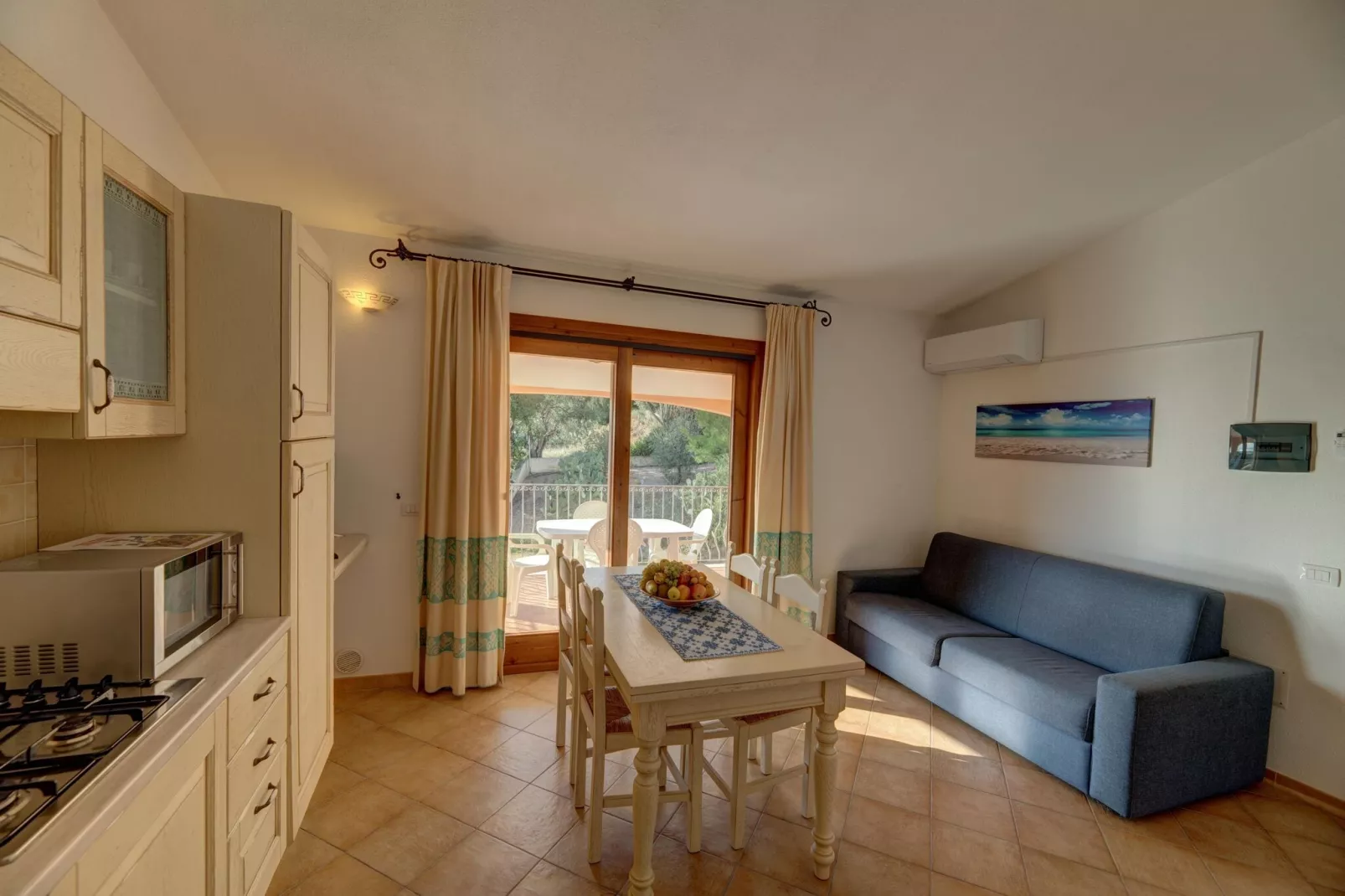 Residence Badus Badesi-Bilo 4 mit Meerblick-Living room