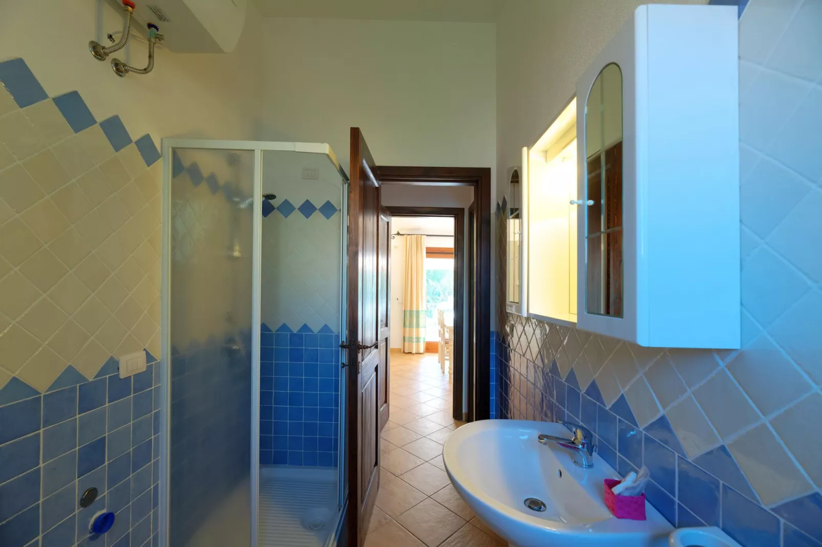 Residence Badus Badesi-Bilo 4 mit Meerblick-Bathroom